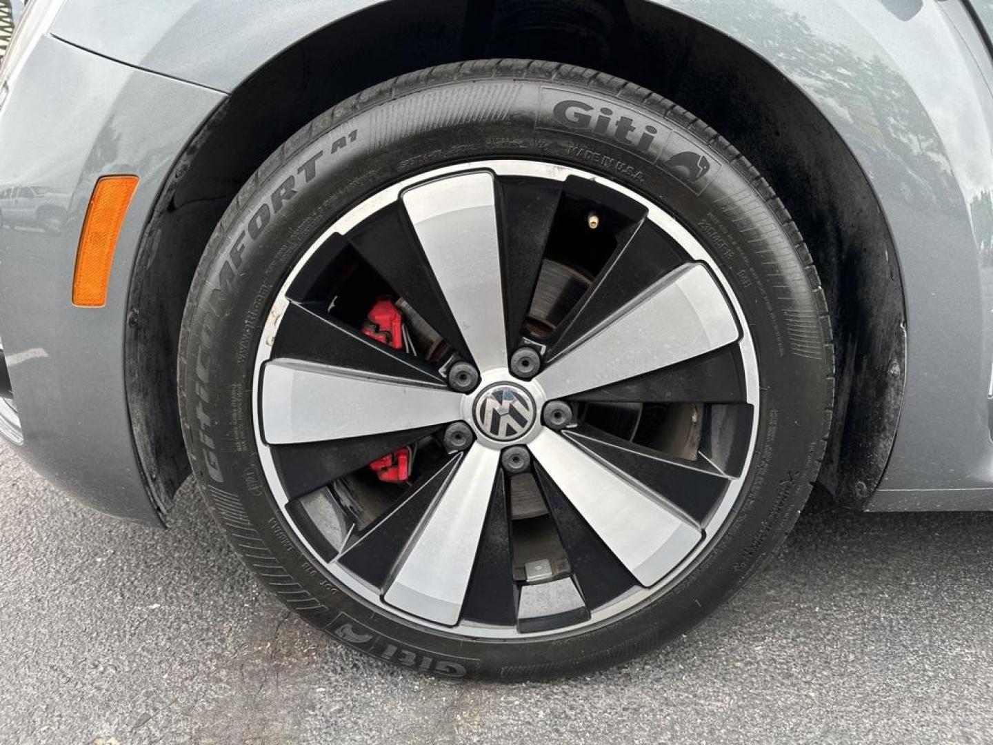 2015 Platinum Gray Metallic/Black Roof /Black Quartz Volkswagen Beetle 2.0T R-Line (3VW7S7AT4FM) with an 2.0L TSI 210 hp engine, Automatic transmission, located at 8595 Washington St., Thornton, CO, 80229, (303) 287-5511, 39.852348, -104.978447 - 2015 Volkswagen Beetle Convertible In unbelievable condition. This car shows absoulutley no signs of wear and has all its accessories. Fully serviced, new brakes, new tires. Very fun and fast. No accidents.<br>All Cars Have Clean Titles And Are Serviced Before Sale., Clean Carfax, No Accident, All B - Photo#34