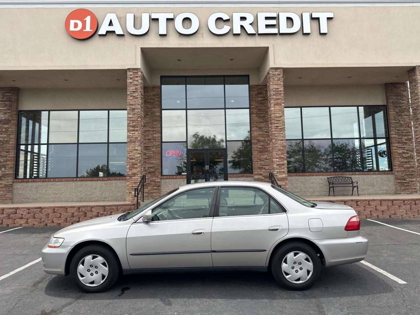 1999 Satin Silver Metallic /tan Honda Accord LX (1HGCG1642XA) with an 3.0L V6 SMPI engine, Automatic transmission, located at 8595 Washington St., Thornton, CO, 80229, (303) 287-5511, 39.852348, -104.978447 - 1999 Honda Accord<br><br>D1 Auto NEVER charges dealer fees! All cars have clean titles and have been inspected for mechanical issues. We have financing for everyone. Good credit, bad credit, first time buyers.<br>CARFAX One-Owner.<br>Please call Lakewood Location 303-274-7692 or Thornton 303-287-551 - Photo#0