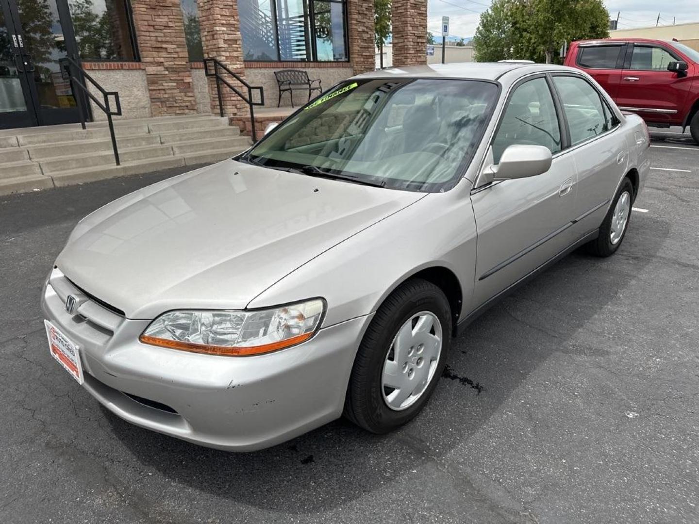 1999 Satin Silver Metallic /tan Honda Accord LX (1HGCG1642XA) with an 3.0L V6 SMPI engine, Automatic transmission, located at 8595 Washington St., Thornton, CO, 80229, (303) 287-5511, 39.852348, -104.978447 - 1999 Honda Accord<br><br>D1 Auto NEVER charges dealer fees! All cars have clean titles and have been inspected for mechanical issues. We have financing for everyone. Good credit, bad credit, first time buyers.<br>CARFAX One-Owner.<br>Please call Lakewood Location 303-274-7692 or Thornton 303-287-551 - Photo#1