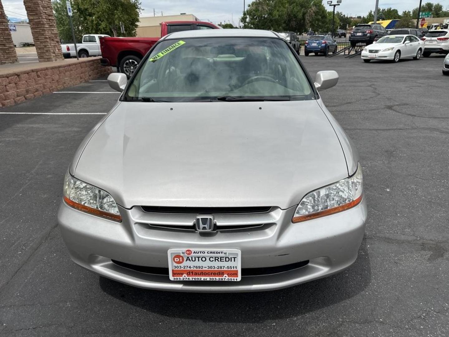 1999 Satin Silver Metallic /tan Honda Accord LX (1HGCG1642XA) with an 3.0L V6 SMPI engine, Automatic transmission, located at 8595 Washington St., Thornton, CO, 80229, (303) 287-5511, 39.852348, -104.978447 - 1999 Honda Accord<br><br>D1 Auto NEVER charges dealer fees! All cars have clean titles and have been inspected for mechanical issues. We have financing for everyone. Good credit, bad credit, first time buyers.<br>CARFAX One-Owner.<br>Please call Lakewood Location 303-274-7692 or Thornton 303-287-551 - Photo#2