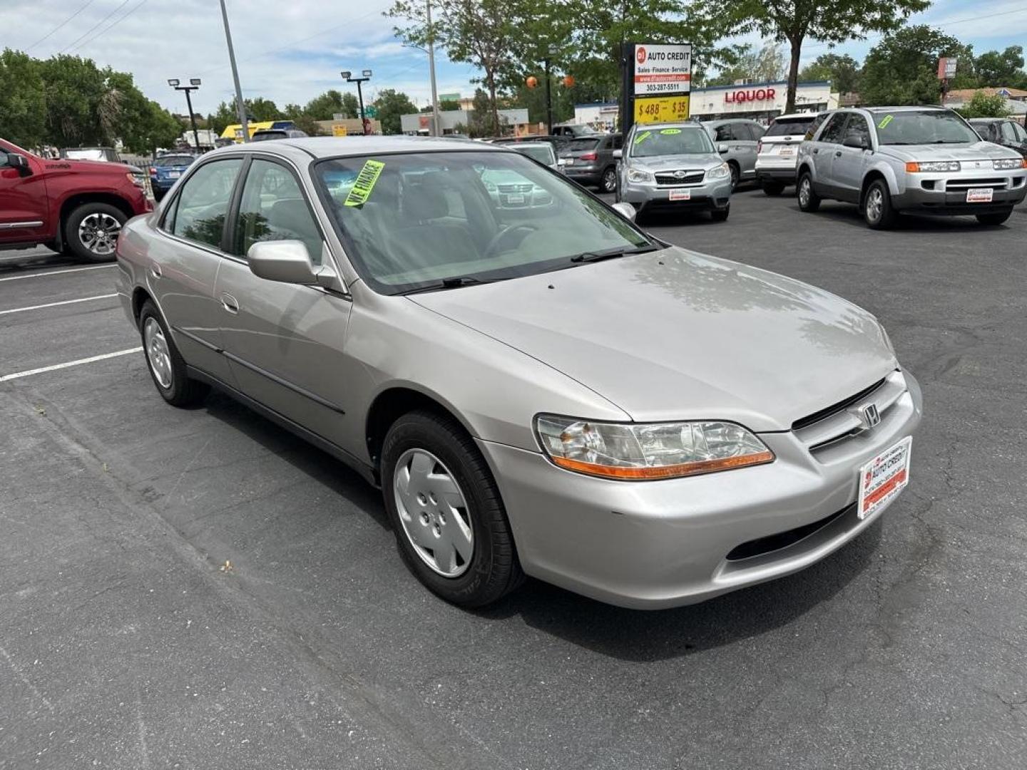 1999 Satin Silver Metallic /tan Honda Accord LX (1HGCG1642XA) with an 3.0L V6 SMPI engine, Automatic transmission, located at 8595 Washington St., Thornton, CO, 80229, (303) 287-5511, 39.852348, -104.978447 - 1999 Honda Accord<br><br>D1 Auto NEVER charges dealer fees! All cars have clean titles and have been inspected for mechanical issues. We have financing for everyone. Good credit, bad credit, first time buyers.<br>CARFAX One-Owner.<br>Please call Lakewood Location 303-274-7692 or Thornton 303-287-551 - Photo#3