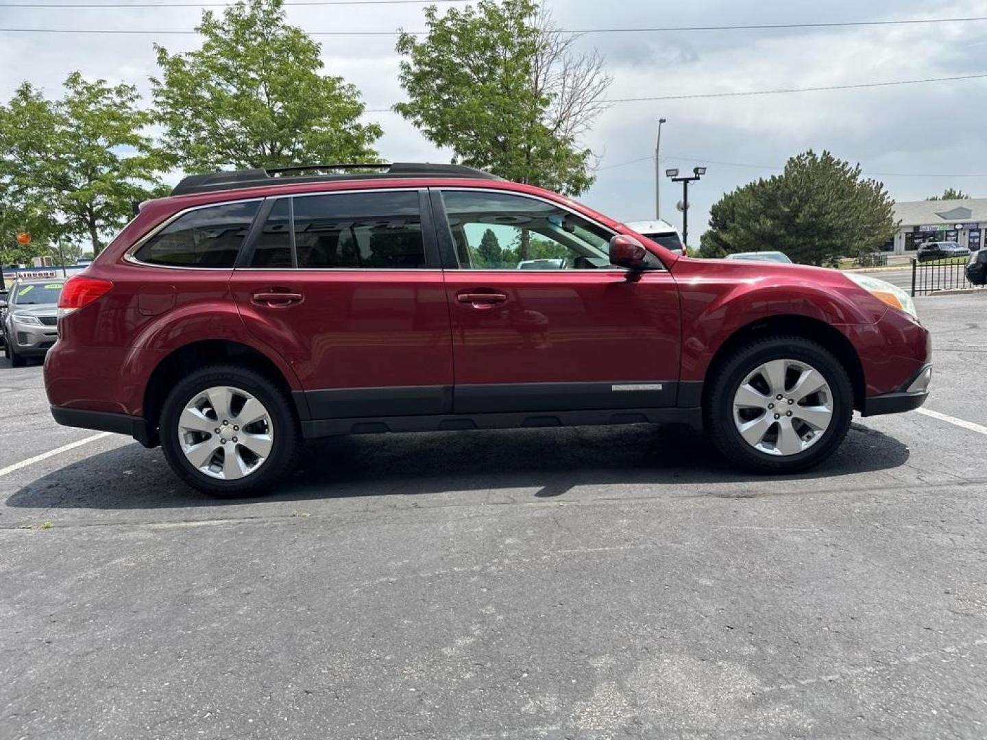 2011 Ruby Red Pearl /Ivory Subaru Outback 2.5i Premium (4S4BRBFC8B3) with an 2.5L 4-Cylinder engine, CVT transmission, located at 8595 Washington St., Thornton, CO, 80229, (303) 287-5511, 39.852348, -104.978447 - 2011 Subaru Outback<br><br>D1 Auto NEVER charges dealer fees! All cars have clean titles and have been inspected for mechanical issues. We have financing for everyone. Good credit, bad credit, first time buyers.<br>CARFAX One-Owner. Clean CARFAX. Odometer is 4040 miles below market average!<br>Pleas - Photo#4