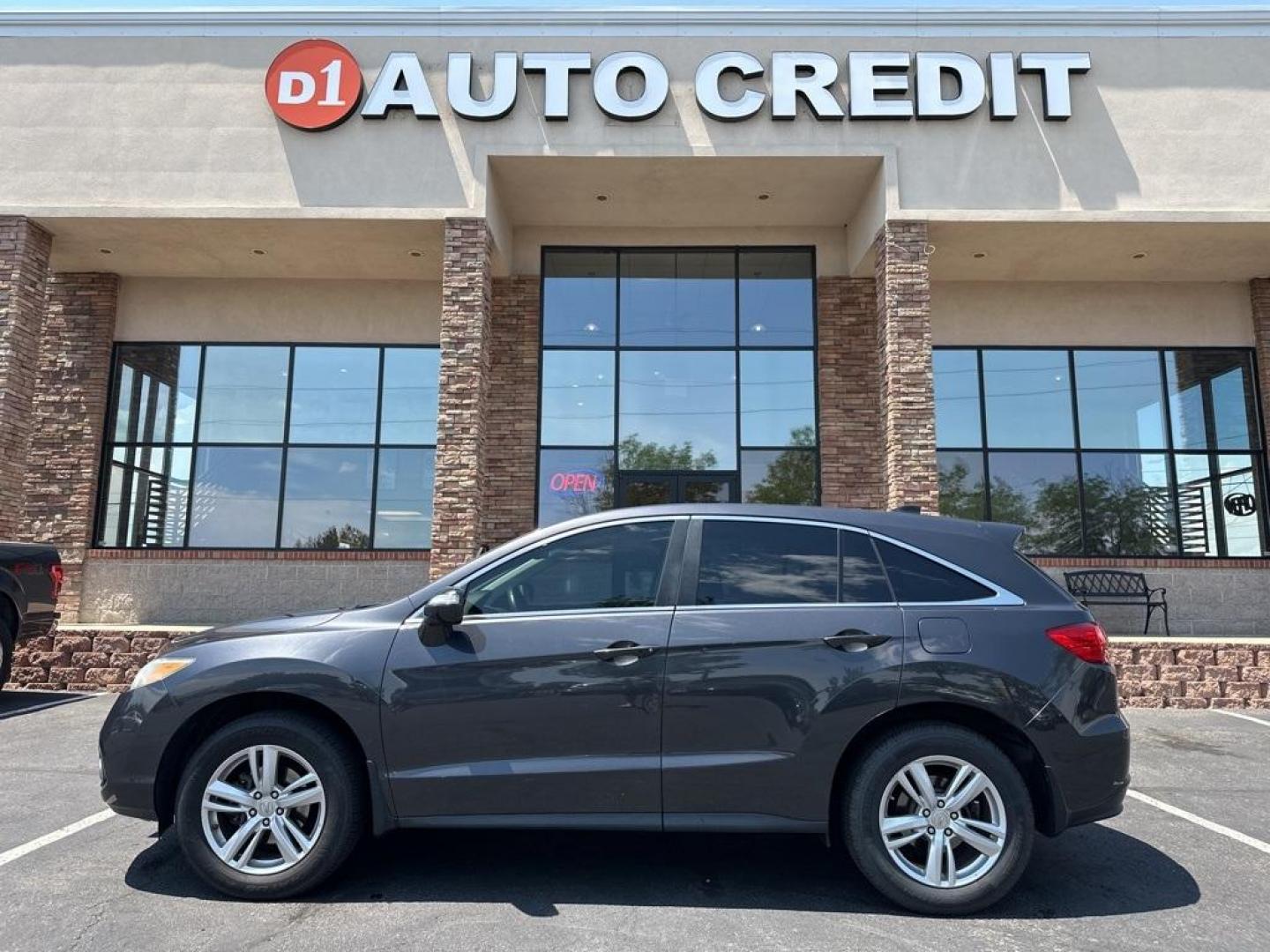 2015 Graphite Luster Metallic /Ebony Acura RDX Technology Package (5J8TB4H57FL) with an 3.5L V6 SOHC i-VTEC 24V engine, Automatic transmission, located at 8595 Washington St., Thornton, CO, 80229, (303) 287-5511, 39.852348, -104.978447 - 2015 Acura RDX<br>All Cars Have Clean Titles And Are Serviced Before Sale., Clean Carfax, No Accident, All Books and Keys, Backup Camera, Leather, Heated Seats, Bluetooth/ With Bluetooth Audio, Non Smoker, No Pet Odor Or Hair, 3.5L V6 SOHC i-VTEC 24V, AWD.<br>D1 Auto NEVER charges dealer fees! All c - Photo#0