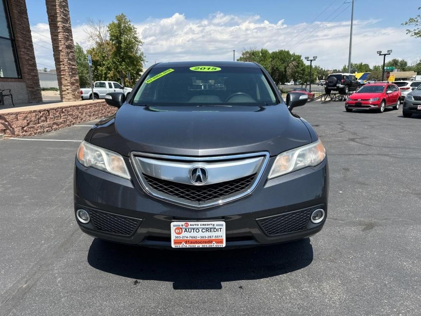 2015 Graphite Luster Metallic /Ebony Acura RDX Technology Package (5J8TB4H57FL) with an 3.5L V6 SOHC i-VTEC 24V engine, Automatic transmission, located at 8595 Washington St., Thornton, CO, 80229, (303) 287-5511, 39.852348, -104.978447 - 2015 Acura RDX<br>All Cars Have Clean Titles And Are Serviced Before Sale., Clean Carfax, No Accident, All Books and Keys, Backup Camera, Leather, Heated Seats, Bluetooth/ With Bluetooth Audio, Non Smoker, No Pet Odor Or Hair, 3.5L V6 SOHC i-VTEC 24V, AWD.<br>D1 Auto NEVER charges dealer fees! All c - Photo#2