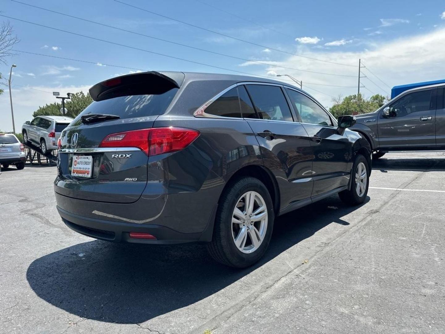 2015 Graphite Luster Metallic /Ebony Acura RDX Technology Package (5J8TB4H57FL) with an 3.5L V6 SOHC i-VTEC 24V engine, Automatic transmission, located at 8595 Washington St., Thornton, CO, 80229, (303) 287-5511, 39.852348, -104.978447 - 2015 Acura RDX<br>All Cars Have Clean Titles And Are Serviced Before Sale., Clean Carfax, No Accident, All Books and Keys, Backup Camera, Leather, Heated Seats, Bluetooth/ With Bluetooth Audio, Non Smoker, No Pet Odor Or Hair, 3.5L V6 SOHC i-VTEC 24V, AWD.<br>D1 Auto NEVER charges dealer fees! All c - Photo#5