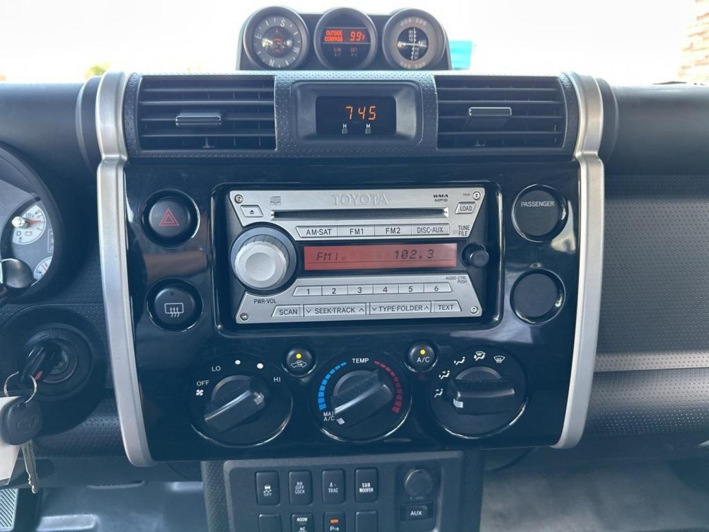 2010 Black /Dark Charcoal Toyota FJ Cruiser Upgade Package 2 (JTEBU4BF7AK) with an 4.0L V6 DOHC VVT-i 24V engine, Automatic transmission, located at 8595 Washington St., Thornton, CO, 80229, (303) 287-5511, 39.852348, -104.978447 - Toyota FJ Cruiser ONE OWNER in near mint condition with ZERO signs of abuse or off roading!! With upgade package 2 that includes, locking rear diff, 9 speaker audio and more. One owner and completley stock and never abused. Condition is everything and you wont find a cleaner one. Odometer is 87309 m - Photo#11