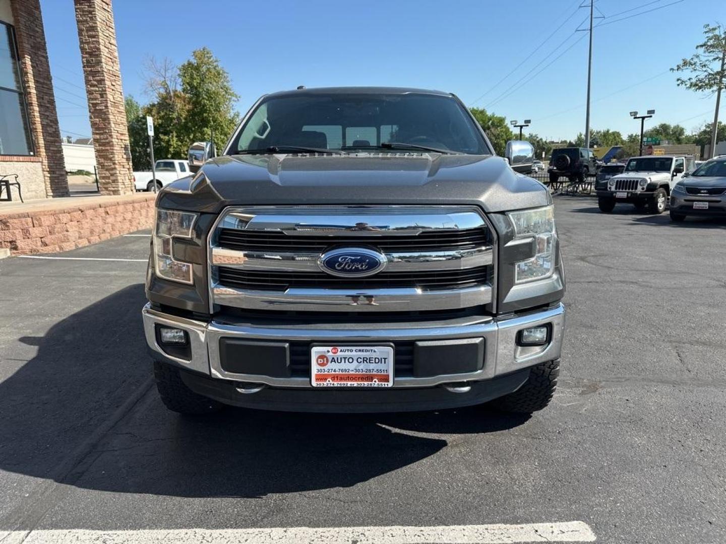 2016 Gray /Black Ford F-150 Lariat (1FTEW1EF2GK) with an 5.0L V8 FFV engine, Automatic transmission, located at 8595 Washington St., Thornton, CO, 80229, (303) 287-5511, 39.852348, -104.978447 - 2016 Ford F-150 Lariat with FX-4 Off Road Package. This truck is in excellent condition inside and out. Loaded with 5.0L V8 engine, Max Tow Package, Extended Range Fuel Tank and much more. This truck shows Zero signs of off road use, <br><br>All Cars Have Clean Titles And Are Serviced Before Sale., - Photo#2