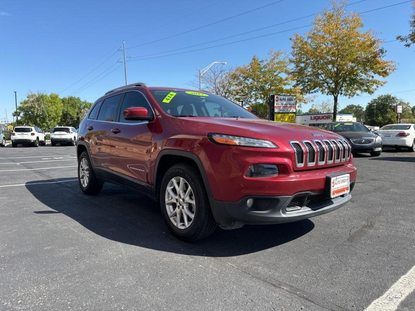 2017 Deep Cherry Red Crystal Pearlcoat /Black Jeep Cherokee Latitude (1C4PJMCB9HW) with an 2.4L I4 MultiAir engine, Automatic transmission, located at 10890 W. Colfax Ave., Lakewood, CO, 80215, (303) 274-7692, 39.739914, -105.120132 - 2017 Jeep Cherokee 4WDD1 Auto NEVER charges dealer fees! All cars have clean titles and have been inspected for mechanical issues. We have financing for everyone. Good credit, bad credit, first time buyers.Clean CARFAX.Please call Lakewood Location 303-274-7692 or Thornton 303-287-5511 to schedule a - Photo#3