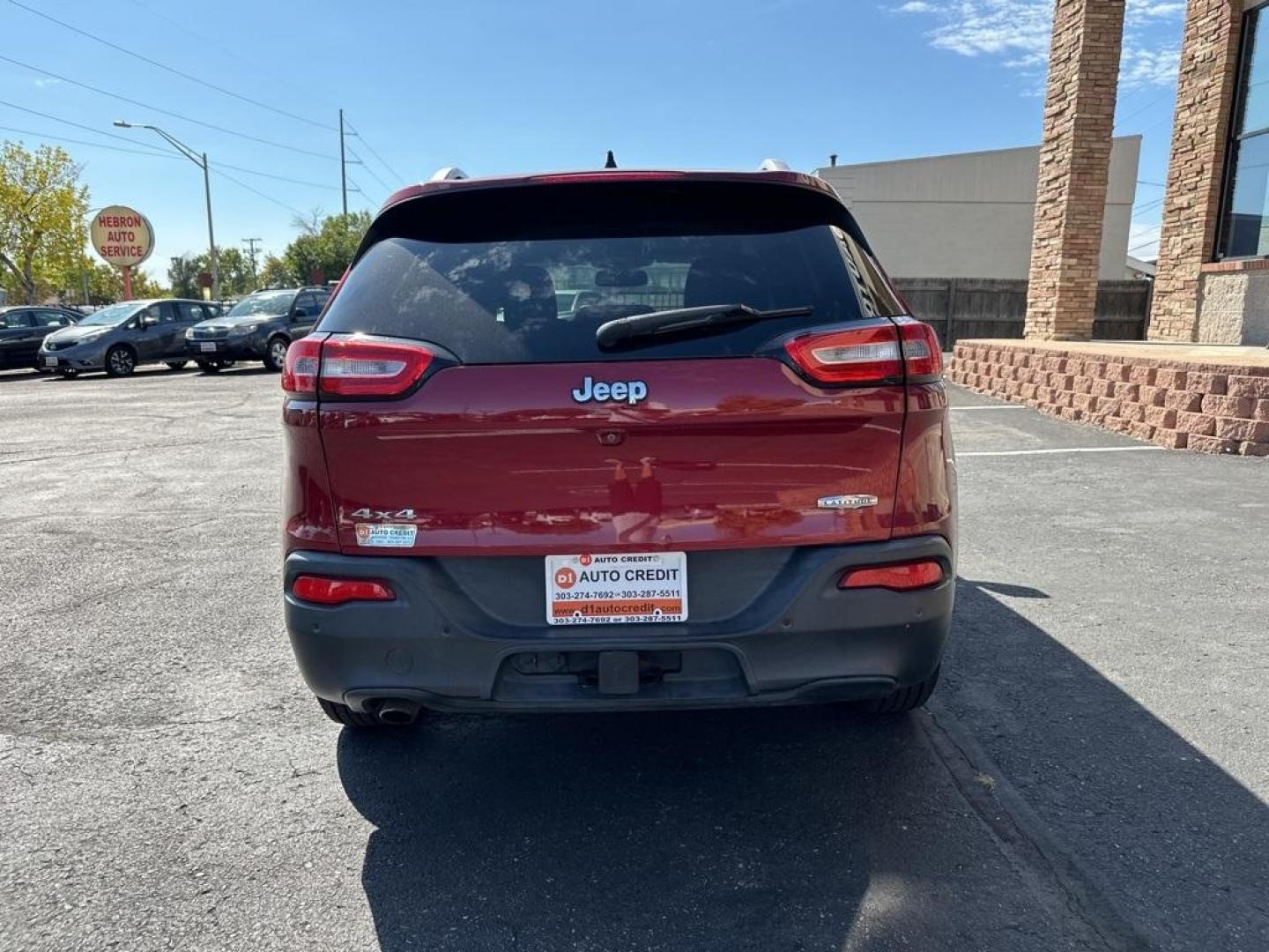 2017 Deep Cherry Red Crystal Pearlcoat /Black Jeep Cherokee Latitude (1C4PJMCB9HW) with an 2.4L I4 MultiAir engine, Automatic transmission, located at 10890 W. Colfax Ave., Lakewood, CO, 80215, (303) 274-7692, 39.739914, -105.120132 - 2017 Jeep Cherokee 4WDD1 Auto NEVER charges dealer fees! All cars have clean titles and have been inspected for mechanical issues. We have financing for everyone. Good credit, bad credit, first time buyers.Clean CARFAX.Please call Lakewood Location 303-274-7692 or Thornton 303-287-5511 to schedule a - Photo#6