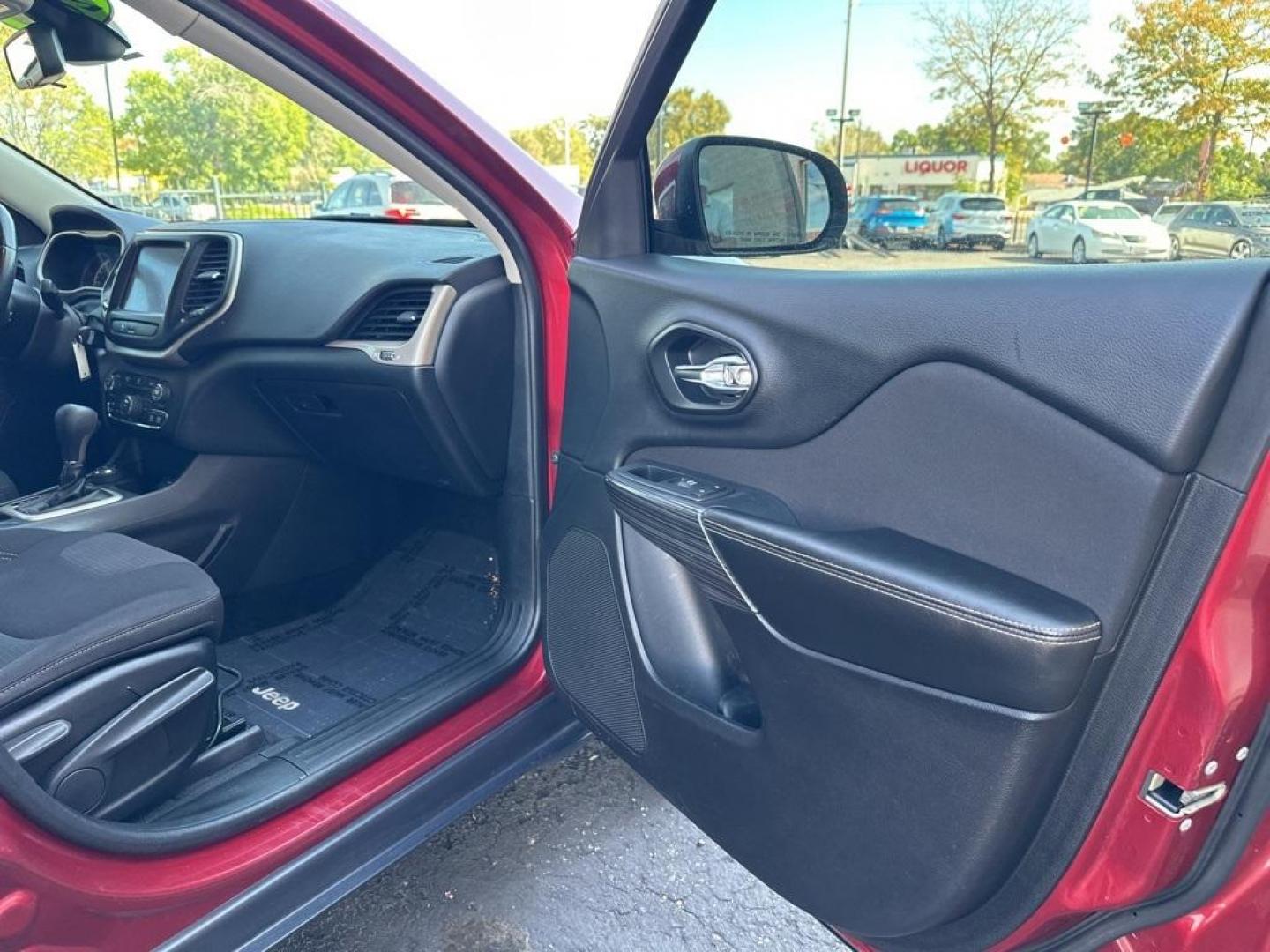 2017 Deep Cherry Red Crystal Pearlcoat /Black Jeep Cherokee Latitude (1C4PJMCB9HW) with an 2.4L I4 MultiAir engine, Automatic transmission, located at 10890 W. Colfax Ave., Lakewood, CO, 80215, (303) 274-7692, 39.739914, -105.120132 - 2017 Jeep Cherokee 4WDD1 Auto NEVER charges dealer fees! All cars have clean titles and have been inspected for mechanical issues. We have financing for everyone. Good credit, bad credit, first time buyers.Clean CARFAX.Please call Lakewood Location 303-274-7692 or Thornton 303-287-5511 to schedule a - Photo#25