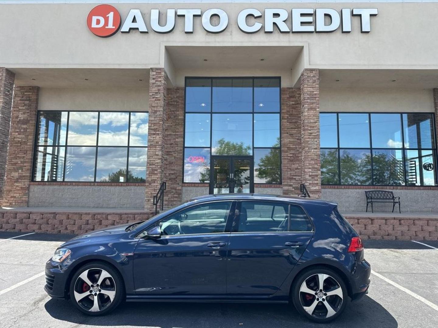 2017 Night Blue Metallic /Titan Black Volkswagen Golf GTI S (3VW5T7AU0HM) with an 2.0L TSI engine, Manual transmission, located at 8595 Washington St., Thornton, CO, 80229, (303) 287-5511, 39.852348, -104.978447 - 2017 Volkswagen Golf GTI, One Owner and completley stock with no modifications. Fully serviced and ready! <br><br>All Cars Have Clean Titles And Are Serviced Before Sale., Backup Camera, Heated Seats, Bluetooth/ With Bluetooth Audio, Non Smoker, No Pet Odor Or Hair, 2.0L TSI, 6-Speed Manual.<br>D1 A - Photo#0