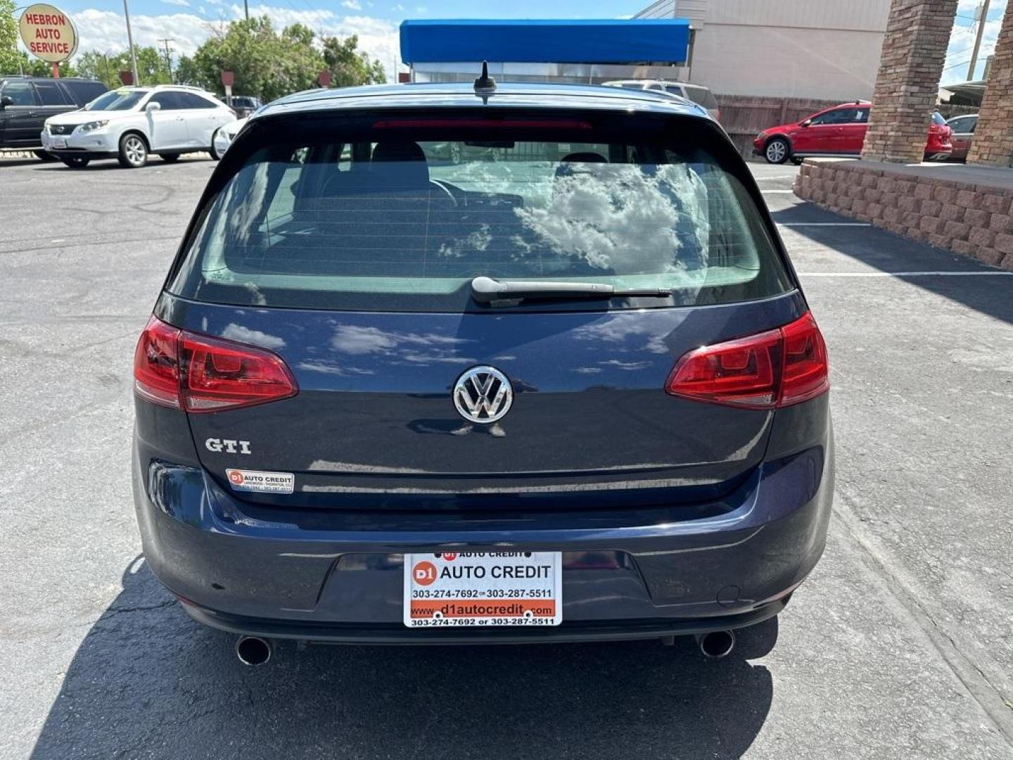 2017 Night Blue Metallic /Titan Black Volkswagen Golf GTI S (3VW5T7AU0HM) with an 2.0L TSI engine, Manual transmission, located at 8595 Washington St., Thornton, CO, 80229, (303) 287-5511, 39.852348, -104.978447 - 2017 Volkswagen Golf GTI, One Owner and completley stock with no modifications. Fully serviced and ready! <br><br>All Cars Have Clean Titles And Are Serviced Before Sale., Backup Camera, Heated Seats, Bluetooth/ With Bluetooth Audio, Non Smoker, No Pet Odor Or Hair, 2.0L TSI, 6-Speed Manual.<br>D1 A - Photo#5