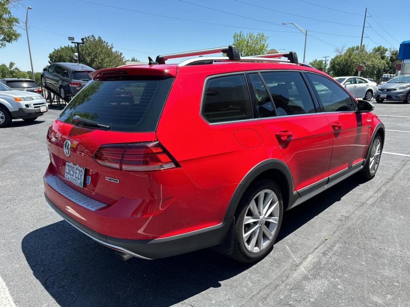 2019 Tornado Red /Black Volkswagen Golf Alltrack TSI S (3VWH17AU9KM) with an 1.8L TSI engine, Automatic transmission, located at 8595 Washington St., Thornton, CO, 80229, (303) 287-5511, 39.852348, -104.978447 - 2019 Volkswagen Golf Alltrack All Wheel Drive and One Owner.<br><br>All Cars Have Clean Titles And Are Serviced Before Sale., Apple/Android Car Play, New Tires, Backup Camera, Leather, Heated Seats, Non Smoker, AWD.<br><br>D1 Auto NEVER charges dealer fees! All cars have clean titles and have been i - Photo#5