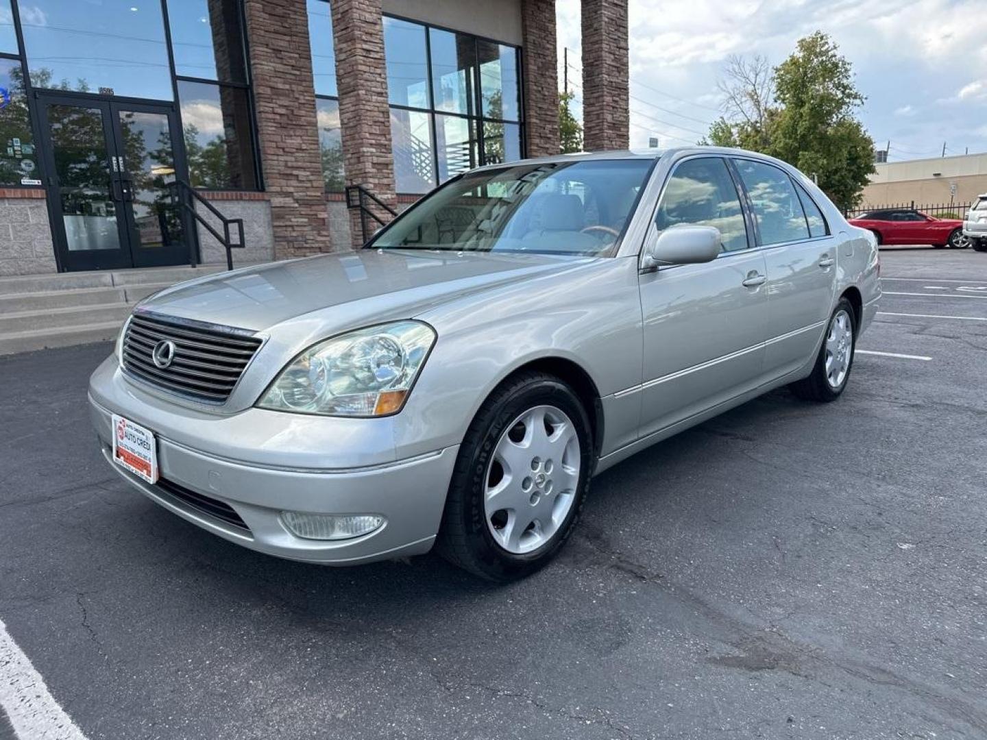 2003 Millennium Silver Metallic /Ivory Lexus LS 430 (JTHBN30F230) with an 4.3L V8 SMPI DOHC engine, Automatic transmission, located at 8595 Washington St., Thornton, CO, 80229, (303) 287-5511, 39.852348, -104.978447 - 2003 Lexus LS IN GOOD CONDITION with a clean title. This car has been inspected and inspection will be passed to the next owner. The good, everything works as it should. This car is sold as is with no warranty do to age and miles. <br><br>D1 Auto NEVER charges dealer fees! All cars have clean titles - Photo#1