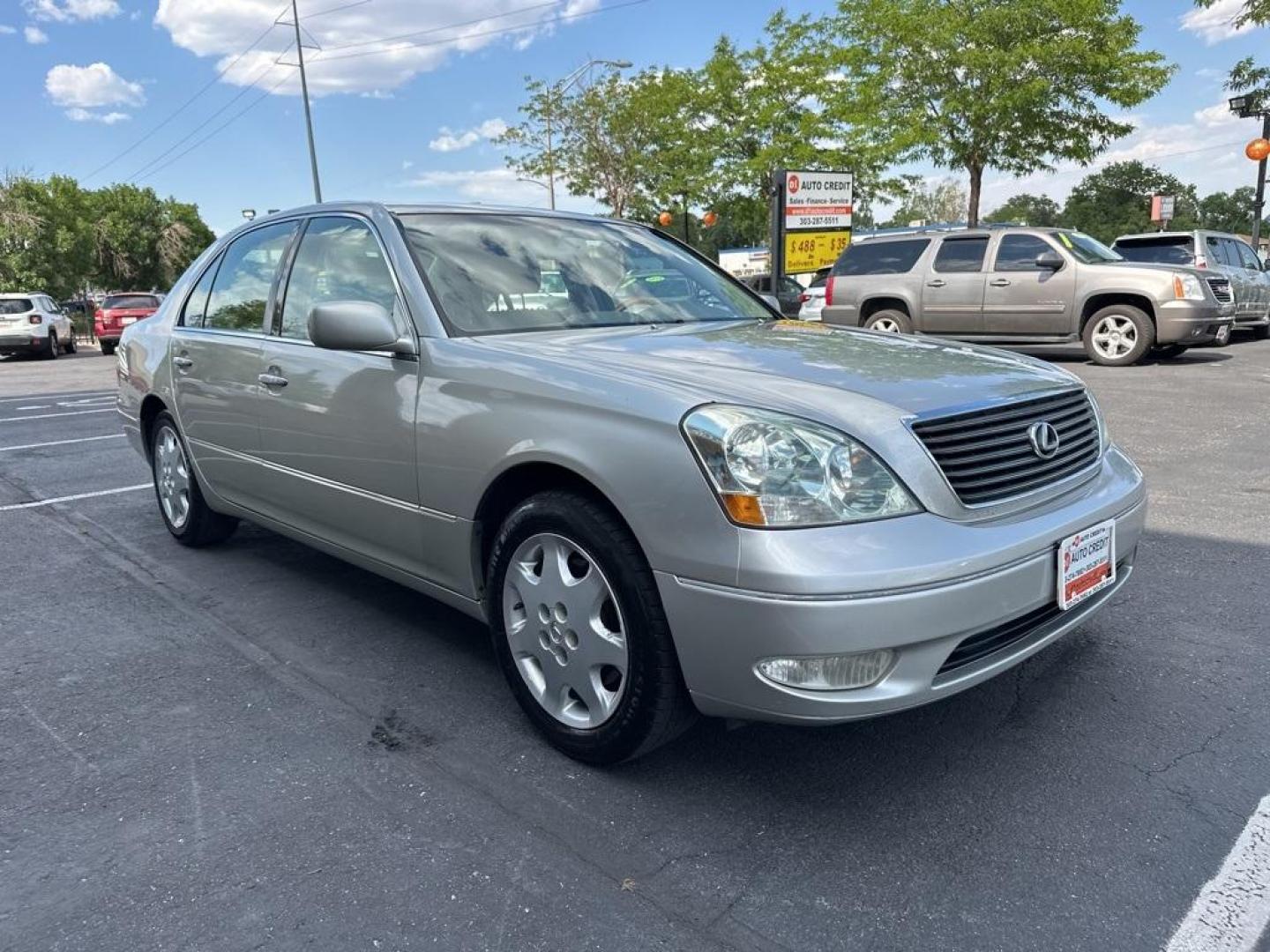 2003 Millennium Silver Metallic /Ivory Lexus LS 430 (JTHBN30F230) with an 4.3L V8 SMPI DOHC engine, Automatic transmission, located at 8595 Washington St., Thornton, CO, 80229, (303) 287-5511, 39.852348, -104.978447 - 2003 Lexus LS IN GOOD CONDITION with a clean title. This car has been inspected and inspection will be passed to the next owner. The good, everything works as it should. This car is sold as is with no warranty do to age and miles. <br><br>D1 Auto NEVER charges dealer fees! All cars have clean titles - Photo#3