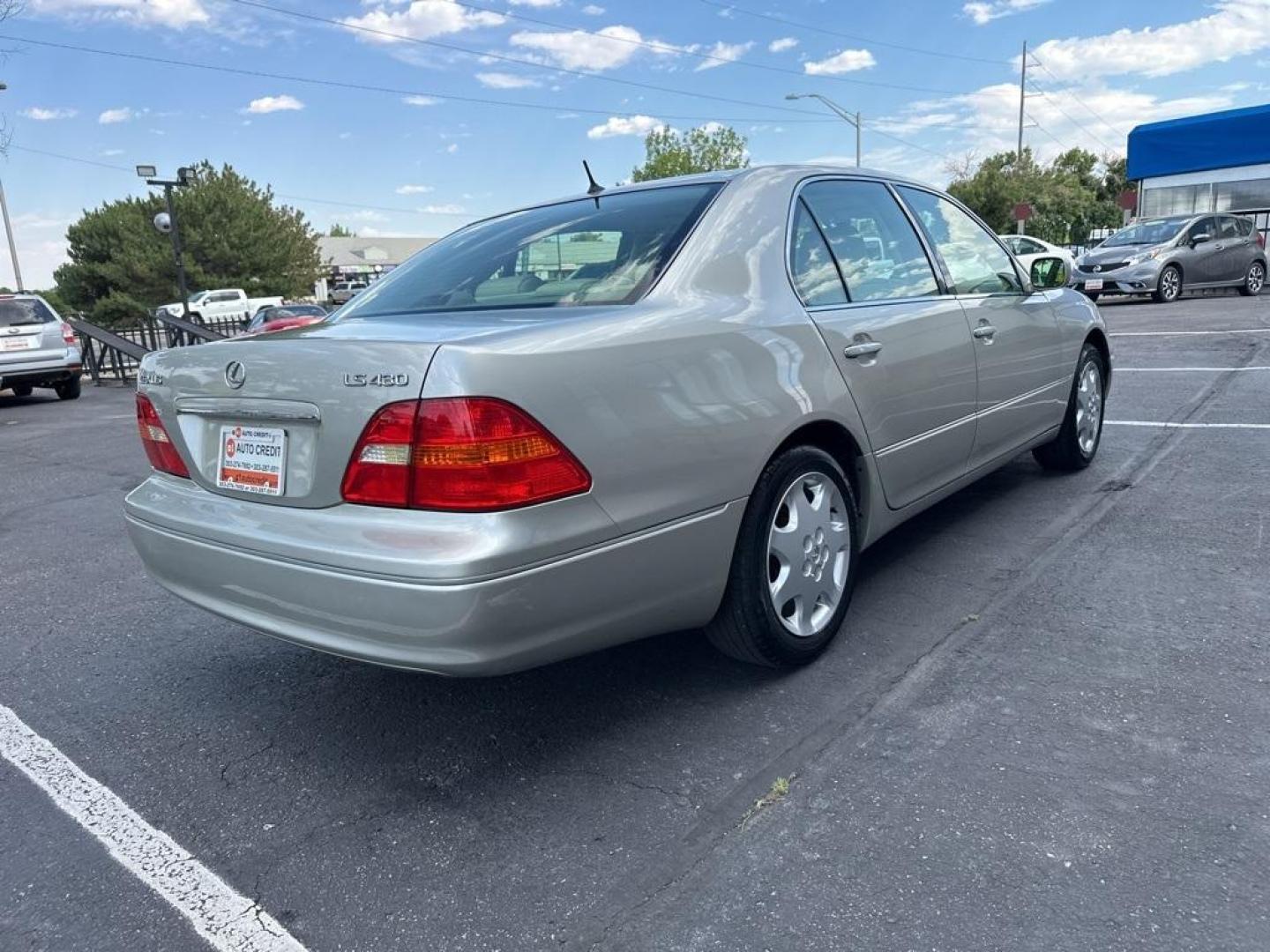 2003 Millennium Silver Metallic /Ivory Lexus LS 430 (JTHBN30F230) with an 4.3L V8 SMPI DOHC engine, Automatic transmission, located at 8595 Washington St., Thornton, CO, 80229, (303) 287-5511, 39.852348, -104.978447 - 2003 Lexus LS IN GOOD CONDITION with a clean title. This car has been inspected and inspection will be passed to the next owner. The good, everything works as it should. This car is sold as is with no warranty do to age and miles. <br><br>D1 Auto NEVER charges dealer fees! All cars have clean titles - Photo#5