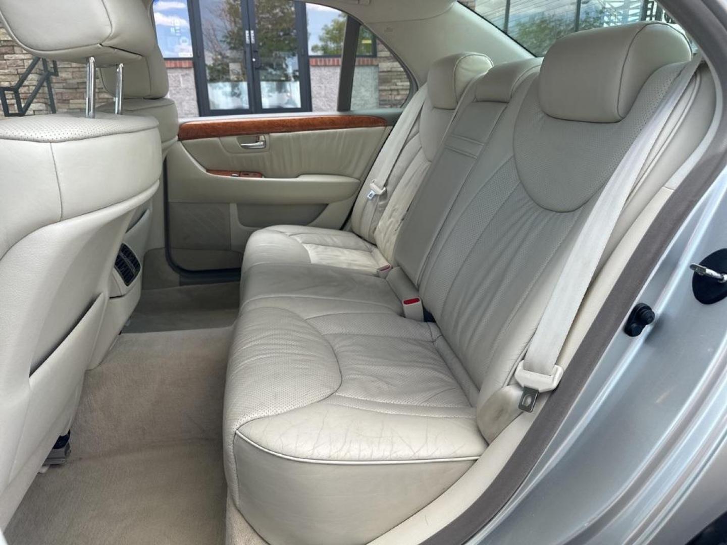 2003 Millennium Silver Metallic /Ivory Lexus LS 430 (JTHBN30F230) with an 4.3L V8 SMPI DOHC engine, Automatic transmission, located at 8595 Washington St., Thornton, CO, 80229, (303) 287-5511, 39.852348, -104.978447 - 2003 Lexus LS IN GOOD CONDITION with a clean title. This car has been inspected and inspection will be passed to the next owner. The good, everything works as it should. This car is sold as is with no warranty do to age and miles. <br><br>D1 Auto NEVER charges dealer fees! All cars have clean titles - Photo#19