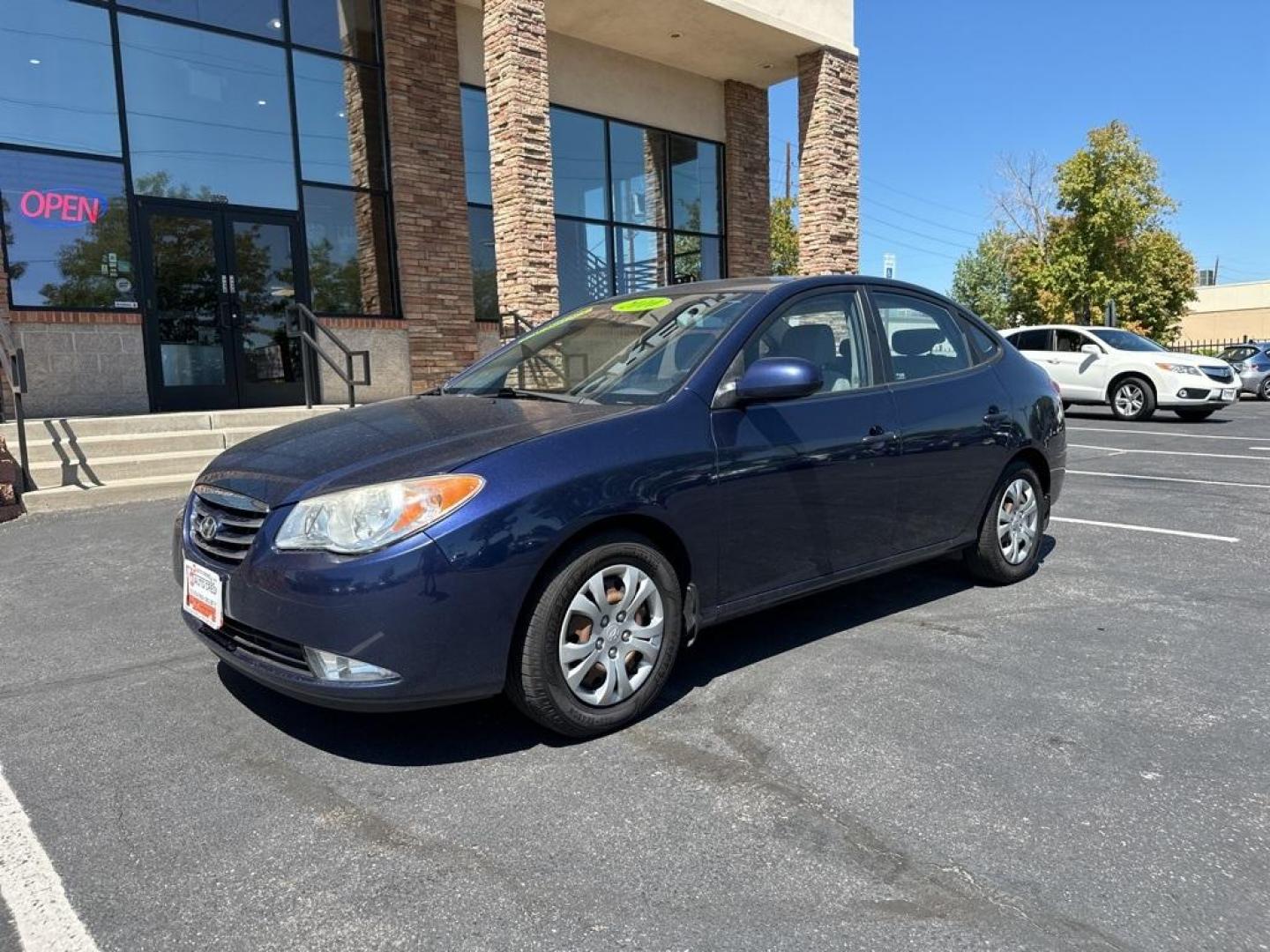 2010 Regatta Blue Pearl /Gray Hyundai Elantra GLS (KMHDU4ADXAU) with an I4 engine, Automatic transmission, located at 8595 Washington St., Thornton, CO, 80229, (303) 287-5511, 39.852348, -104.978447 - 2010 Hyundai Elantra<br><br>D1 Auto NEVER charges dealer fees! All cars have clean titles and have been inspected for mechanical issues. We have financing for everyone. Good credit, bad credit, first time buyers.<br><br>Please call Lakewood Location 303-274-7692 or Thornton 303-287-5511 to schedule - Photo#1