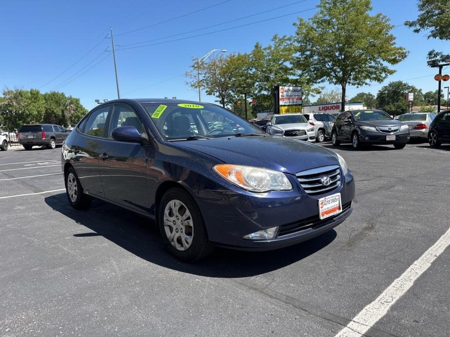 2010 Regatta Blue Pearl /Gray Hyundai Elantra GLS (KMHDU4ADXAU) with an I4 engine, Automatic transmission, located at 8595 Washington St., Thornton, CO, 80229, (303) 287-5511, 39.852348, -104.978447 - 2010 Hyundai Elantra<br><br>D1 Auto NEVER charges dealer fees! All cars have clean titles and have been inspected for mechanical issues. We have financing for everyone. Good credit, bad credit, first time buyers.<br><br>Please call Lakewood Location 303-274-7692 or Thornton 303-287-5511 to schedule - Photo#3