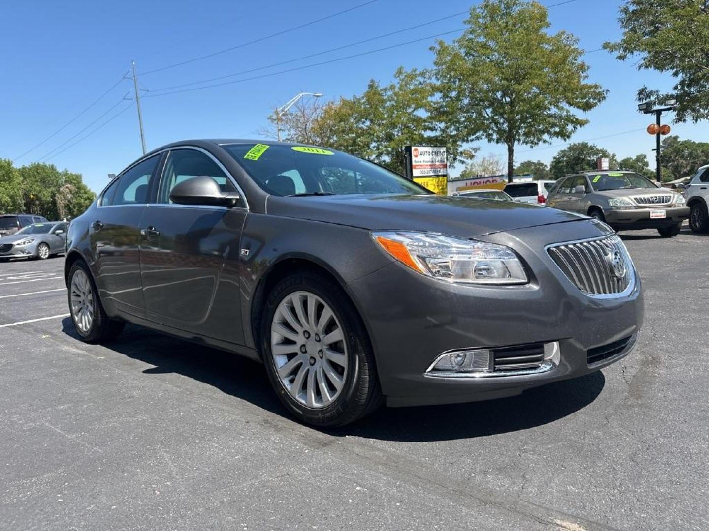 2011 Granite Gray Metallic /Ebony Buick Regal CXL (W04GS5EC6B1) with an ECOTEC 2.4L I4 SIDI DOHC VVT engine, Automatic transmission, located at 8595 Washington St., Thornton, CO, 80229, (303) 287-5511, 39.852348, -104.978447 - 2011 Buick Regal<br><br>D1 Auto NEVER charges dealer fees! All cars have clean titles and have been inspected for mechanical issues. We have financing for everyone. Good credit, bad credit, first time buyers.<br><br>Please call Lakewood Location 303-274-7692 or Thornton 303-287-5511 to schedule a te - Photo#3