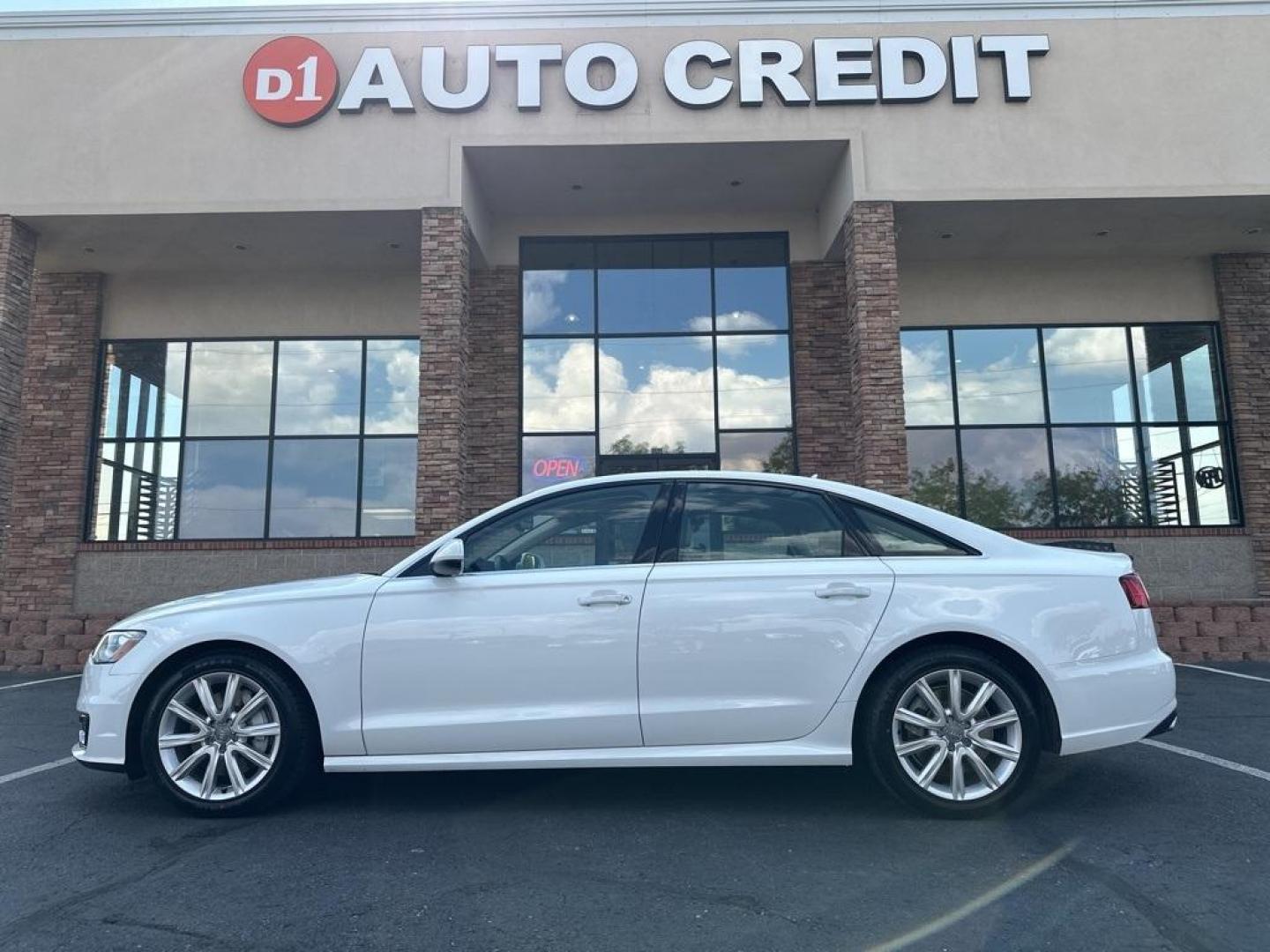 2016 Ibis White /Atlas Beige Audi A6 2.0T Premium Plus (WAUGFAFC4GN) with an 2.0L 4-Cylinder TFSI engine, Automatic transmission, located at 8595 Washington St., Thornton, CO, 80229, (303) 287-5511, 39.852348, -104.978447 - 2016 Audi A6 Premium Plus, Clean Title and fully serviced including new tires, brakes and more. This is a non smoker car and very clean. <br><br>All Cars Have Clean Titles And Are Serviced Before Sale., Clean Carfax, No Accident, Blind Spot Monitoring, Backup Camera, Heated Seats, Bluetooth/ With Bl - Photo#0