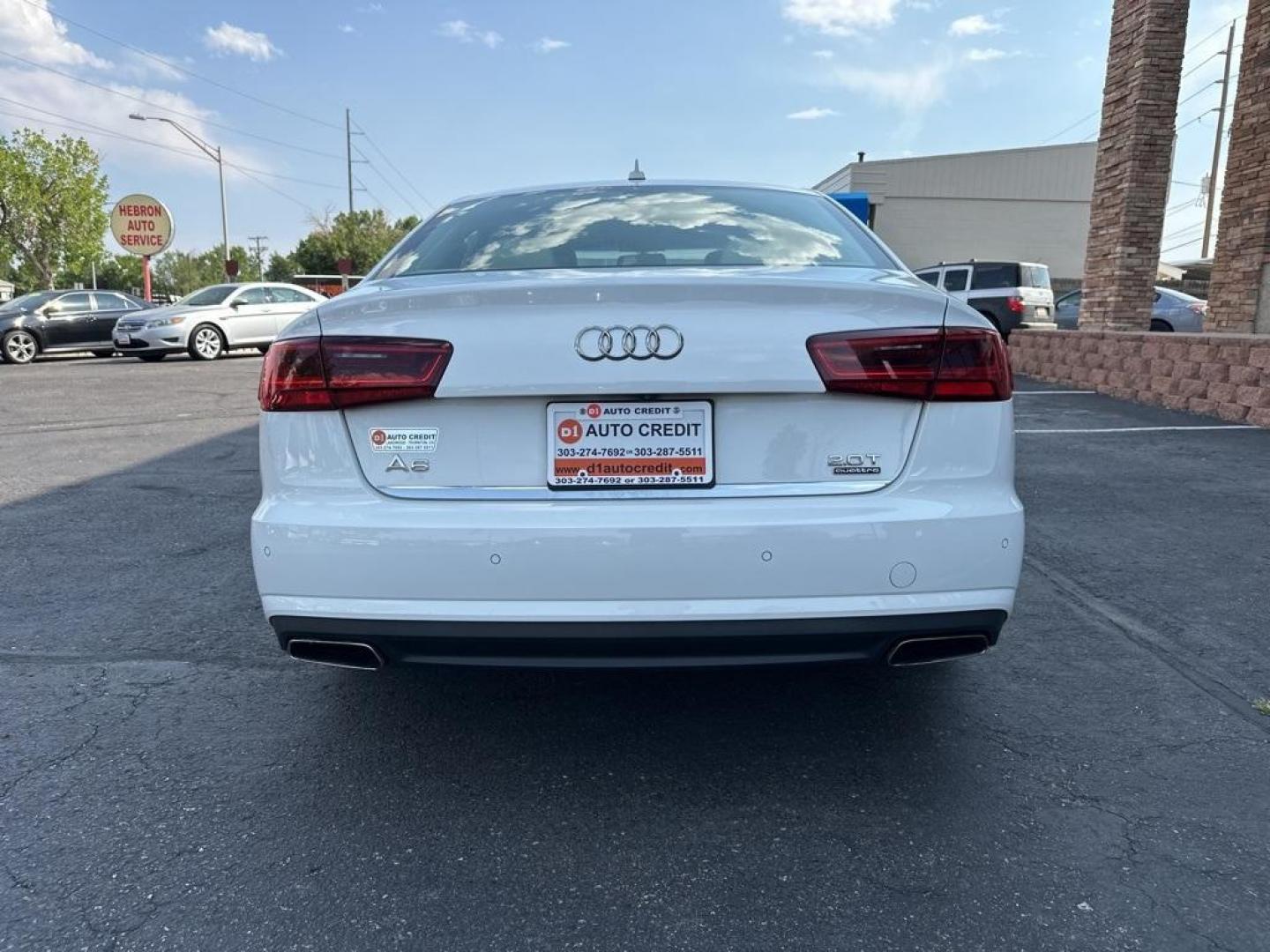 2016 Ibis White /Atlas Beige Audi A6 2.0T Premium Plus (WAUGFAFC4GN) with an 2.0L 4-Cylinder TFSI engine, Automatic transmission, located at 8595 Washington St., Thornton, CO, 80229, (303) 287-5511, 39.852348, -104.978447 - 2016 Audi A6 Premium Plus, Clean Title and fully serviced including new tires, brakes and more. This is a non smoker car and very clean. <br><br>All Cars Have Clean Titles And Are Serviced Before Sale., Clean Carfax, No Accident, Blind Spot Monitoring, Backup Camera, Heated Seats, Bluetooth/ With Bl - Photo#6