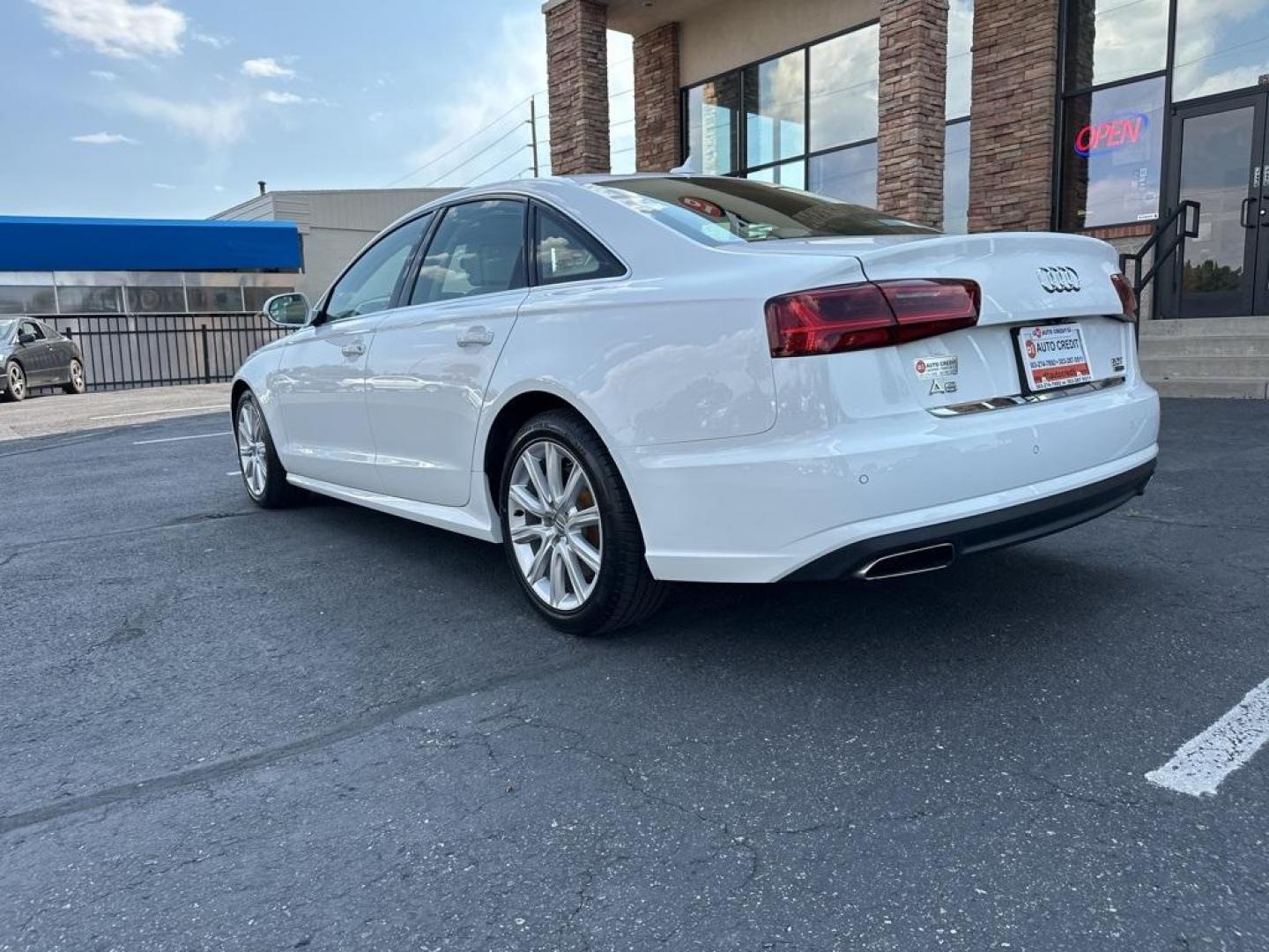 2016 Ibis White /Atlas Beige Audi A6 2.0T Premium Plus (WAUGFAFC4GN) with an 2.0L 4-Cylinder TFSI engine, Automatic transmission, located at 8595 Washington St., Thornton, CO, 80229, (303) 287-5511, 39.852348, -104.978447 - 2016 Audi A6 Premium Plus, Clean Title and fully serviced including new tires, brakes and more. This is a non smoker car and very clean. <br><br>All Cars Have Clean Titles And Are Serviced Before Sale., Clean Carfax, No Accident, Blind Spot Monitoring, Backup Camera, Heated Seats, Bluetooth/ With Bl - Photo#7