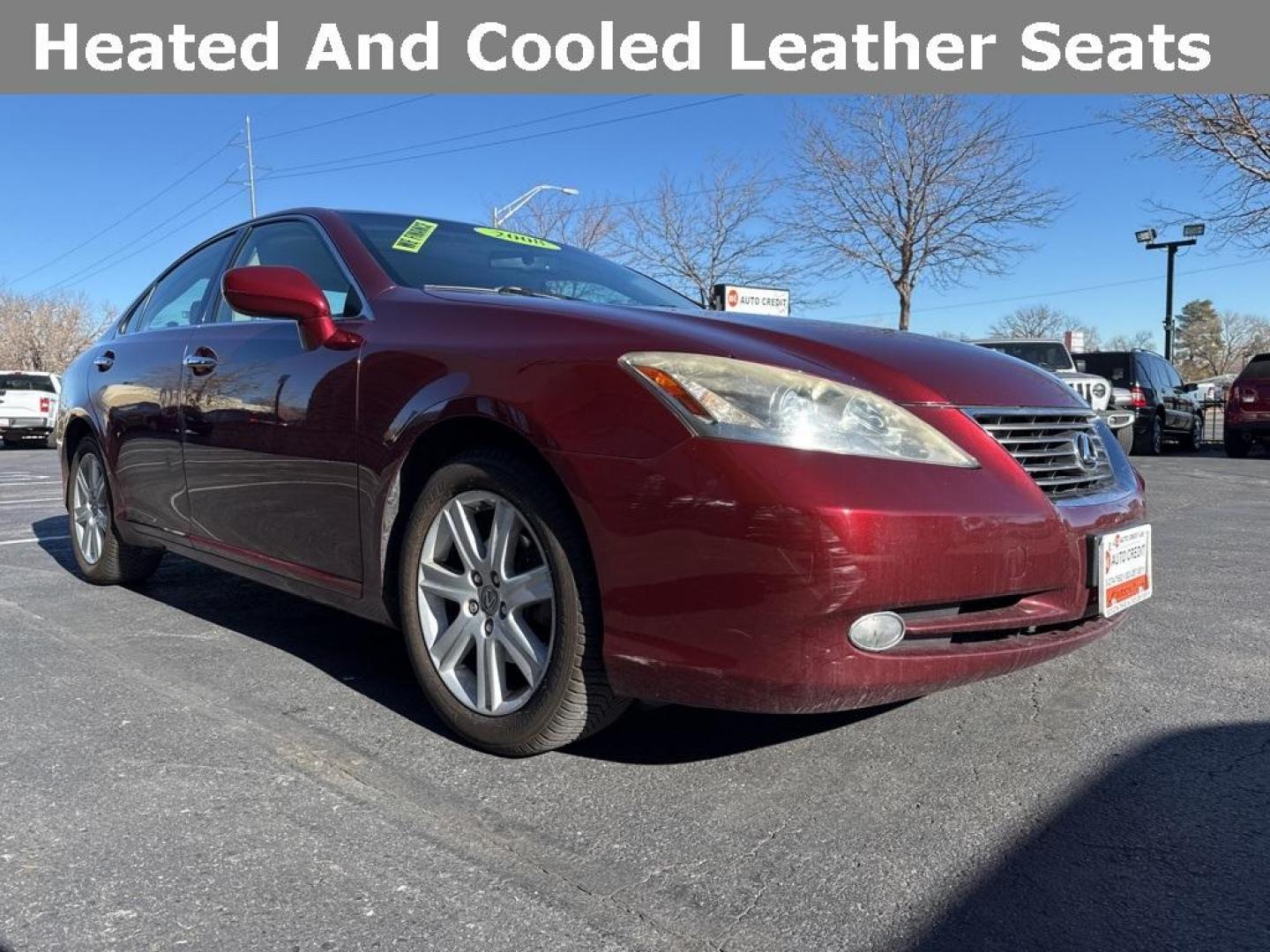 2008 Royal Ruby Metallic /Light Gray Lexus ES 350 (JTHBJ46G882) with an 3.5L V6 DOHC Dual VVT-i 24V engine, Automatic transmission, located at 8595 Washington St., Thornton, CO, 80229, (303) 287-5511, 39.852348, -104.978447 - 2008 Lexus ES FWD Light Gray Cloth.<br><br>D1 Auto NEVER charges dealer fees! All cars have clean titles and have been inspected for mechanical issues. We have financing for everyone. Good credit, bad credit, first time buyers.<br>Odometer is 7990 miles below market average!<br>Please call Lakewood - Photo#2