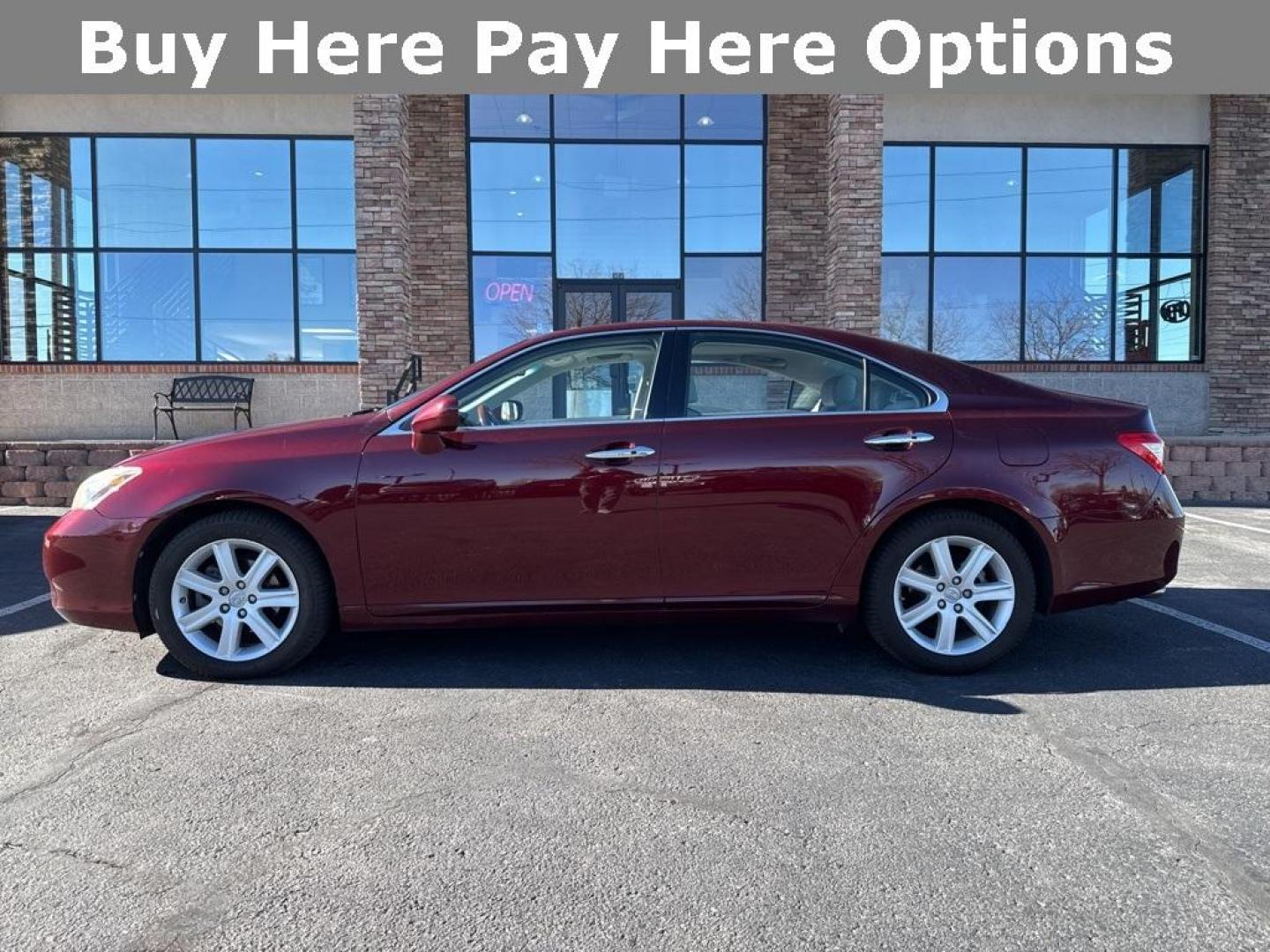 2008 Royal Ruby Metallic /Light Gray Lexus ES 350 (JTHBJ46G882) with an 3.5L V6 DOHC Dual VVT-i 24V engine, Automatic transmission, located at 8595 Washington St., Thornton, CO, 80229, (303) 287-5511, 39.852348, -104.978447 - 2008 Lexus ES FWD Light Gray Cloth.<br><br>D1 Auto NEVER charges dealer fees! All cars have clean titles and have been inspected for mechanical issues. We have financing for everyone. Good credit, bad credit, first time buyers.<br>Odometer is 7990 miles below market average!<br>Please call Lakewood - Photo#4