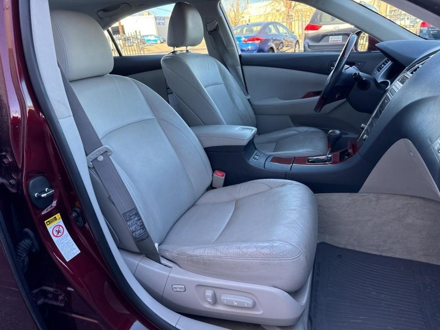 2008 Royal Ruby Metallic /Light Gray Lexus ES 350 (JTHBJ46G882) with an 3.5L V6 DOHC Dual VVT-i 24V engine, Automatic transmission, located at 8595 Washington St., Thornton, CO, 80229, (303) 287-5511, 39.852348, -104.978447 - 2008 Lexus ES FWD Light Gray Cloth.<br><br>D1 Auto NEVER charges dealer fees! All cars have clean titles and have been inspected for mechanical issues. We have financing for everyone. Good credit, bad credit, first time buyers.<br>Odometer is 7990 miles below market average!<br>Please call Lakewood - Photo#14