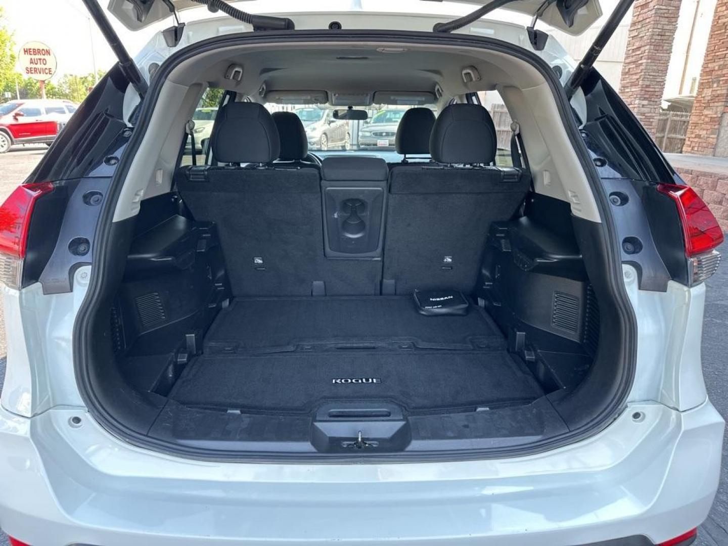 2018 Pearl White /Charcoal Nissan Rogue SV (KNMAT2MVXJP) with an 2.5L I4 DOHC 16V engine, CVT transmission, located at 8595 Washington St., Thornton, CO, 80229, (303) 287-5511, 39.852348, -104.978447 - 2018 Nissan Rogue All Wheel Drive, ONE OWNER with no accidents. Very clean inside and out, Non smoker, Non pet car. <br><br>All Cars Have Clean Titles And Are Serviced Before Sale., CarfaxOne Owner, No Accidents, Apple/Android Car Play, All Books and Keys, Backup Camera, Bluetooth/ With Bluetooth Au - Photo#17