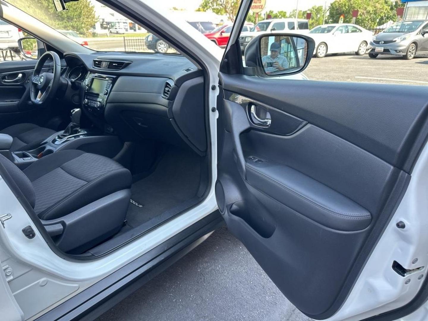 2018 Pearl White /Charcoal Nissan Rogue SV (KNMAT2MVXJP) with an 2.5L I4 DOHC 16V engine, CVT transmission, located at 8595 Washington St., Thornton, CO, 80229, (303) 287-5511, 39.852348, -104.978447 - 2018 Nissan Rogue All Wheel Drive, ONE OWNER with no accidents. Very clean inside and out, Non smoker, Non pet car. <br><br>All Cars Have Clean Titles And Are Serviced Before Sale., CarfaxOne Owner, No Accidents, Apple/Android Car Play, All Books and Keys, Backup Camera, Bluetooth/ With Bluetooth Au - Photo#23