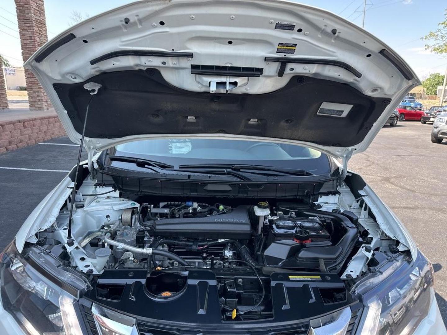 2018 Pearl White /Charcoal Nissan Rogue SV (KNMAT2MVXJP) with an 2.5L I4 DOHC 16V engine, CVT transmission, located at 8595 Washington St., Thornton, CO, 80229, (303) 287-5511, 39.852348, -104.978447 - 2018 Nissan Rogue All Wheel Drive, ONE OWNER with no accidents. Very clean inside and out, Non smoker, Non pet car. <br><br>All Cars Have Clean Titles And Are Serviced Before Sale., CarfaxOne Owner, No Accidents, Apple/Android Car Play, All Books and Keys, Backup Camera, Bluetooth/ With Bluetooth Au - Photo#29