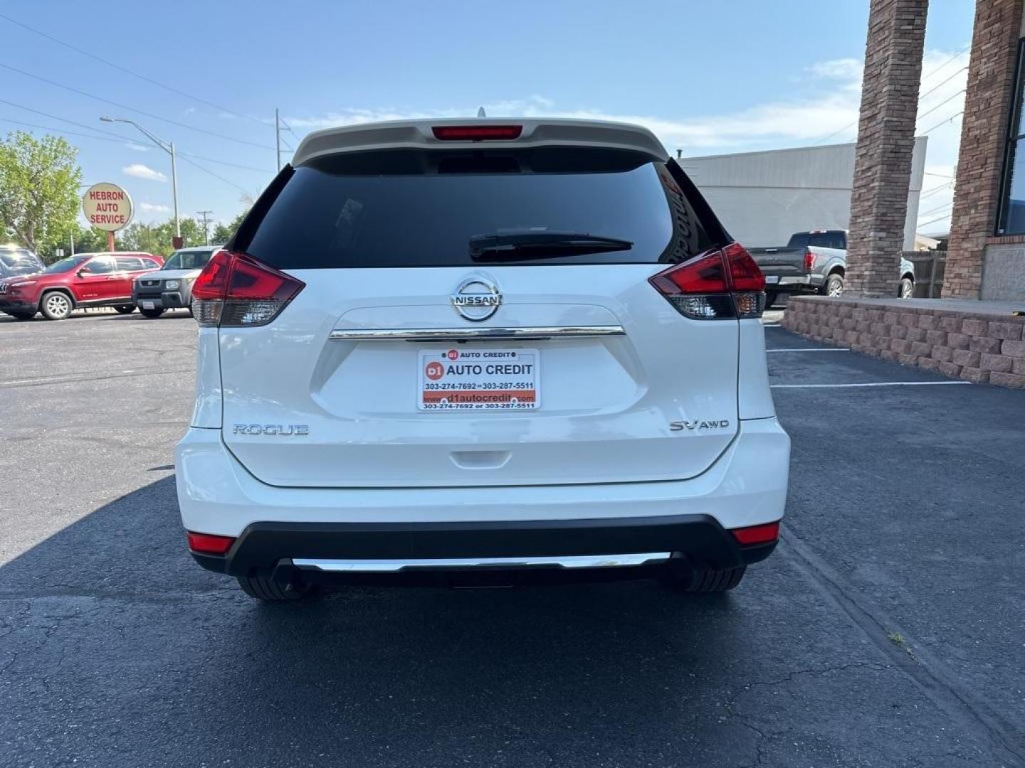 2018 Pearl White /Charcoal Nissan Rogue SV (KNMAT2MVXJP) with an 2.5L I4 DOHC 16V engine, CVT transmission, located at 8595 Washington St., Thornton, CO, 80229, (303) 287-5511, 39.852348, -104.978447 - 2018 Nissan Rogue All Wheel Drive, ONE OWNER with no accidents. Very clean inside and out, Non smoker, Non pet car. <br><br>All Cars Have Clean Titles And Are Serviced Before Sale., CarfaxOne Owner, No Accidents, Apple/Android Car Play, All Books and Keys, Backup Camera, Bluetooth/ With Bluetooth Au - Photo#6