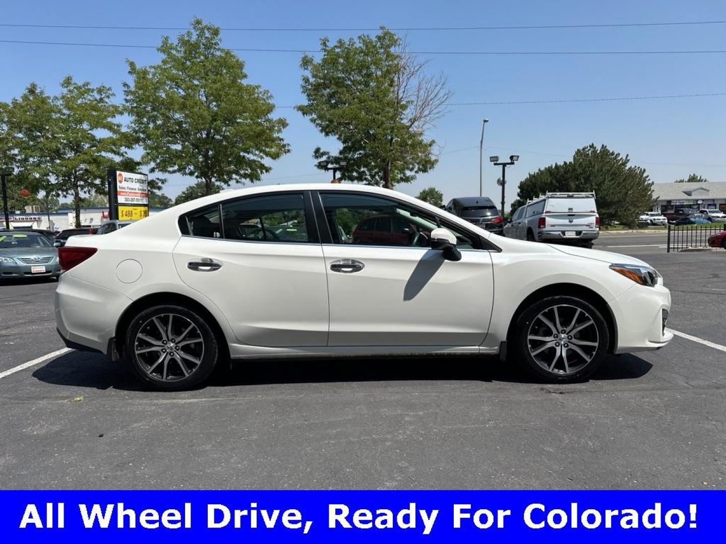 2017 Crystal White Pearl /Black Subaru Impreza 2.0i Limited (4S3GKAN67H3) with an 2.0L 4-Cylinder DOHC 16V engine, CVT transmission, located at 8595 Washington St., Thornton, CO, 80229, (303) 287-5511, 39.852348, -104.978447 - 2017 Subaru Impreza In mint condition and still smells and looks new inside and out. You will not find a cleaner one anywhere. All keys, owners manuals and 2 sets of floor mats. Loaded with heated leather seats, Apple/Android Carplay, backup camera and more. <br><br>All Cars Have Clean Titles And Ar - Photo#4