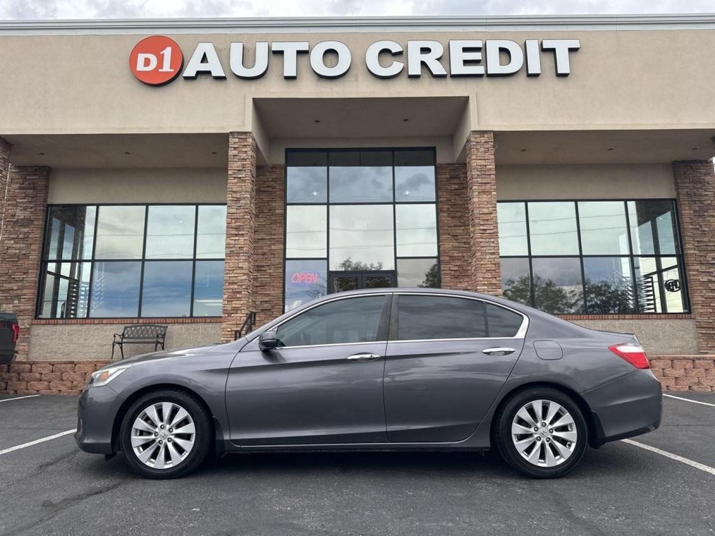 2015 Modern Steel Metallic /Gray Honda Accord EX-L (1HGCR2F80FA) with an 2.4L I4 DOHC i-VTEC 16V engine, CVT transmission, located at 8595 Washington St., Thornton, CO, 80229, (303) 287-5511, 39.852348, -104.978447 - 2015 Honda Accord in excellent condition inside and out. Clean title and really shows pride of ownership. Non smoker and loaded with, heaed leather seats, Bluetooth with Bluetooh audio to play your music, sun roof, 2 sets of floor mats, and fully serviced. <br>All Cars Have Clean Titles And Are Serv - Photo#0