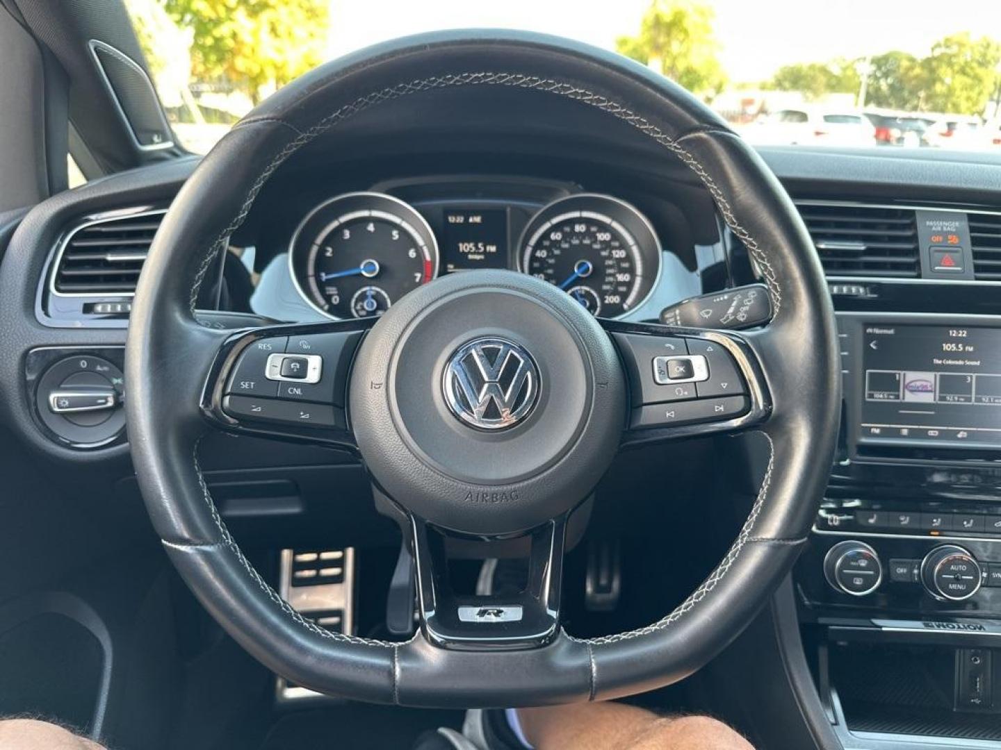 2016 Limestone Gray Metallic /Black Volkswagen Golf R Base (WVWUF7AUXGW) with an 2.0L TSI engine, Manual transmission, located at 8595 Washington St., Thornton, CO, 80229, (303) 287-5511, 39.852348, -104.978447 - 2016 Volkswagen Golf R, One Owner with a clean title and clean Carfax. Fully serviced and ready for Colorado. Heated leather seats, Fender Speakers and All Wheel Drive. <br><br>All Cars Have Clean Titles And Are Serviced Before Sale., Clean Carfax, No Accident, Backup Camera, Leather, Heated Seats, - Photo#10