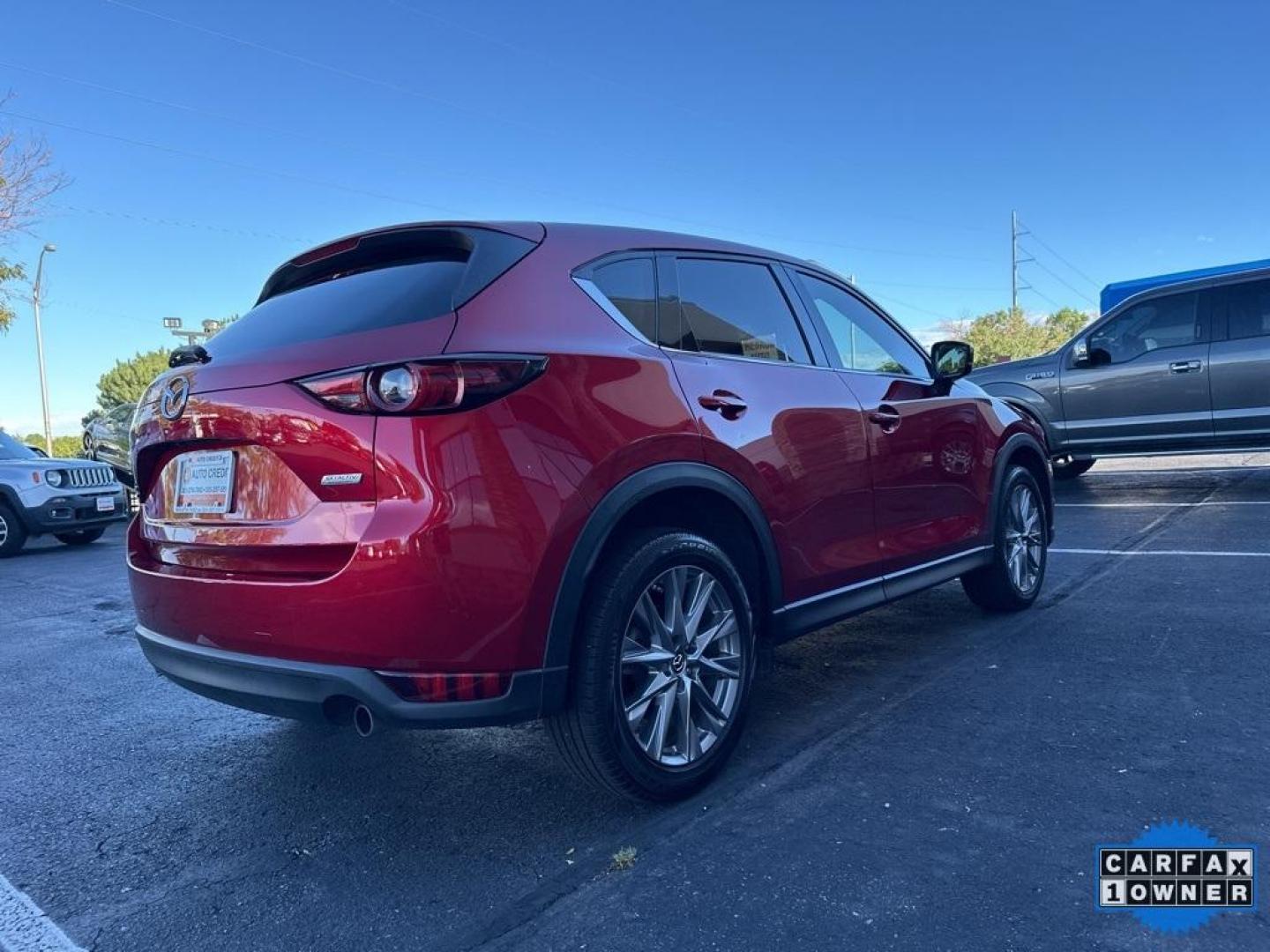 2019 Soul Red Crystal Metallic /Parchment Mazda CX-5 Grand Touring Reserve (JM3KFBDYXK0) with an 2.5L 4-Cylinder engine, Automatic transmission, located at 8595 Washington St., Thornton, CO, 80229, (303) 287-5511, 39.852348, -104.978447 - 2019 Mazda CX-5 Grand Touring Reserve in mint condition! Loaded with heated leather seats, heated steering wheel, heads up display, Apple/Android Carplay, panoramic roof, Bose speakers and more. <br><br>All Cars Have Clean Titles And Are Serviced Before Sale.<br>Apple/Android Car Play, All Books and - Photo#5