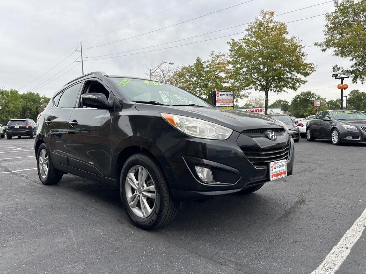 2013 Ash Black /Black Hyundai Tucson GLS (KM8JUCAC6DU) with an 2.4L I4 MPI DOHC CVVT 16V Theta 2 engine, Automatic transmission, located at 8595 Washington St., Thornton, CO, 80229, (303) 287-5511, 39.852348, -104.978447 - 2013 Hyundai Tucson<br><br>D1 Auto NEVER charges dealer fees! All cars have clean titles and have been inspected for mechanical issues. We have financing for everyone. Good credit, bad credit, first time buyers.<br><br>Please call Lakewood Location 303-274-7692 or Thornton 303-287-5511 to schedule a - Photo#3