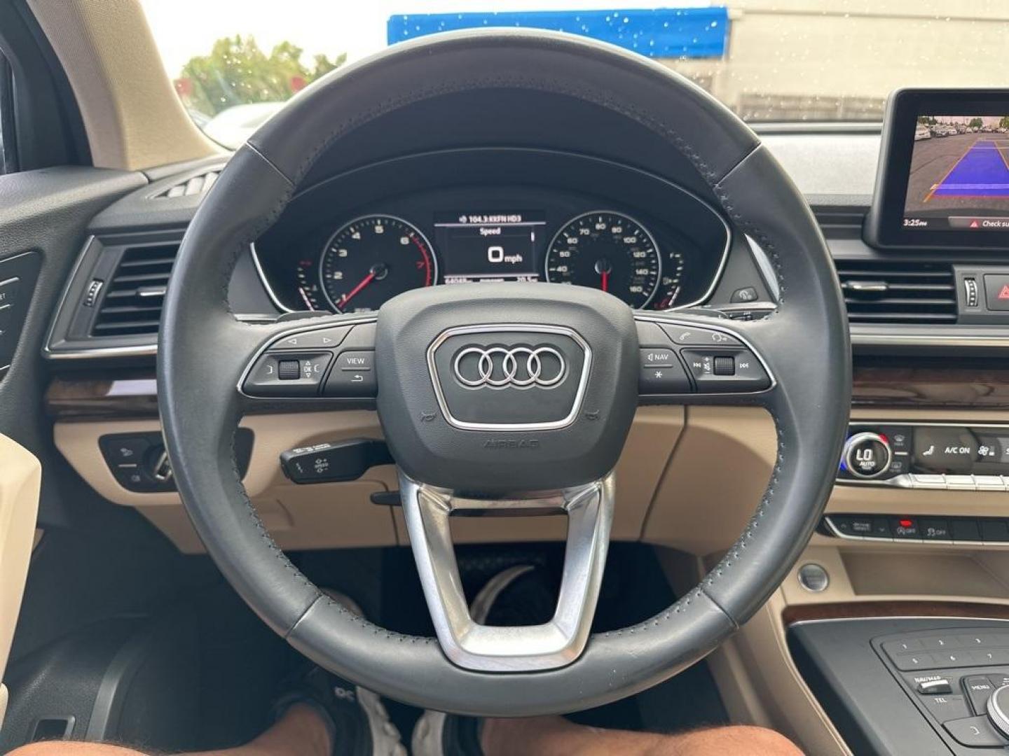 2018 Moonlight Blue Metallic /Black Audi Q5 2.0T Premium (WA1ANAFY8J2) with an 2.0L TFSI engine, Automatic transmission, located at 8595 Washington St., Thornton, CO, 80229, (303) 287-5511, 39.852348, -104.978447 - 2018 Audi Q5 One owner and not a scratch on this Audi!! Rare Moonlight Blue Metallic, this non smoker, non pet car is as clean as the day it rolled out of the factory. Truly a 10 out of 10 inside and out. New Michelin tires and fully serviced, ready for Colorado.<br><br>All Cars Have Clean Titles An - Photo#9