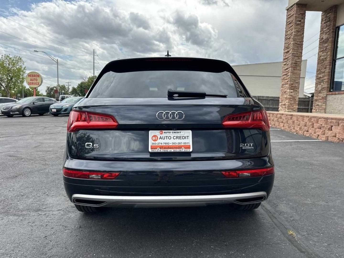 2018 Moonlight Blue Metallic /Black Audi Q5 2.0T Premium (WA1ANAFY8J2) with an 2.0L TFSI engine, Automatic transmission, located at 8595 Washington St., Thornton, CO, 80229, (303) 287-5511, 39.852348, -104.978447 - 2018 Audi Q5 One owner and not a scratch on this Audi!! Rare Moonlight Blue Metallic, this non smoker, non pet car is as clean as the day it rolled out of the factory. Truly a 10 out of 10 inside and out. New Michelin tires and fully serviced, ready for Colorado.<br><br>All Cars Have Clean Titles An - Photo#6