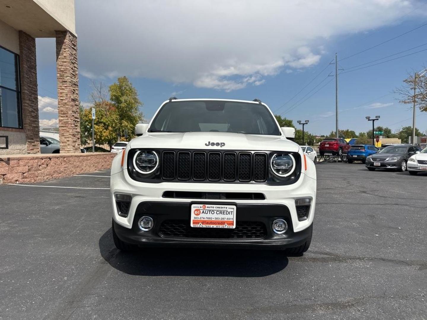 2020 Alpine White Clearcoat /Black Jeep Renegade Limited (ZACNJBB12LP) with an 1.3L I4 engine, Automatic transmission, located at 8595 Washington St., Thornton, CO, 80229, (303) 287-5511, 39.852348, -104.978447 - 2020 Jeep Renegade<br><br>D1 Auto NEVER charges dealer fees! All cars have clean titles and have been inspected for mechanical issues. We have financing for everyone. Good credit, bad credit, first time buyers.<br>CARFAX One-Owner.<br>Please call Lakewood Location 303-274-7692 or Thornton 303-287-55 - Photo#3