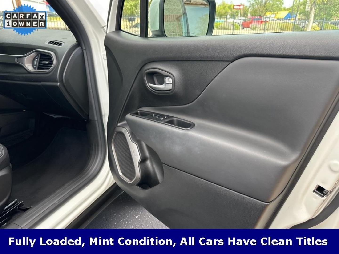 2020 Alpine White Clearcoat /Black Jeep Renegade Limited (ZACNJBB12LP) with an 1.3L I4 engine, Automatic transmission, located at 8595 Washington St., Thornton, CO, 80229, (303) 287-5511, 39.852348, -104.978447 - 2020 Jeep Renegade Limited and fully loaded!! Heated leather seats, panoramic sun roof, blindspot monitoring, Apple/Android Carplay, backup camera and much more. Fully serviced including new tires. Ultimate Colorado car and ready for winter. <br><br>All Cars Have Clean Titles And Are Serviced Before - Photo#22