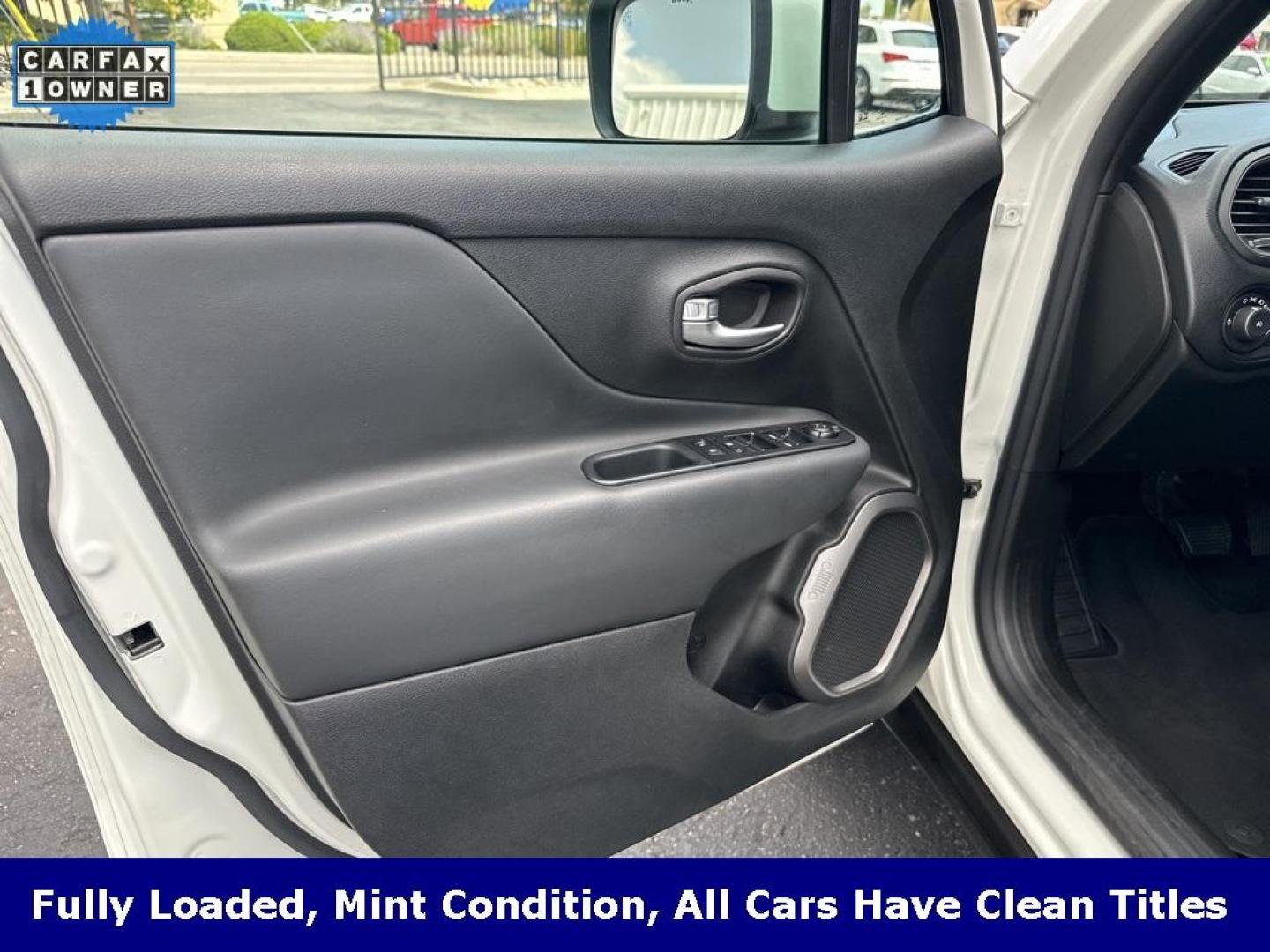 2020 Alpine White Clearcoat /Black Jeep Renegade Limited (ZACNJBB12LP) with an 1.3L I4 engine, Automatic transmission, located at 8595 Washington St., Thornton, CO, 80229, (303) 287-5511, 39.852348, -104.978447 - 2020 Jeep Renegade Limited and fully loaded!! Heated leather seats, panoramic sun roof, blindspot monitoring, Apple/Android Carplay, backup camera and much more. Fully serviced including new tires. Ultimate Colorado car and ready for winter. <br><br>All Cars Have Clean Titles And Are Serviced Before - Photo#24