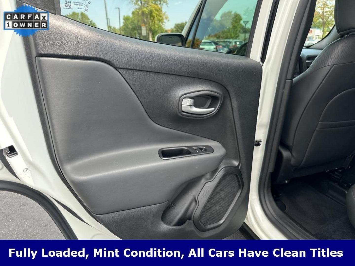 2020 Alpine White Clearcoat /Black Jeep Renegade Limited (ZACNJBB12LP) with an 1.3L I4 engine, Automatic transmission, located at 8595 Washington St., Thornton, CO, 80229, (303) 287-5511, 39.852348, -104.978447 - 2020 Jeep Renegade Limited and fully loaded!! Heated leather seats, panoramic sun roof, blindspot monitoring, Apple/Android Carplay, backup camera and much more. Fully serviced including new tires. Ultimate Colorado car and ready for winter. <br><br>All Cars Have Clean Titles And Are Serviced Before - Photo#25