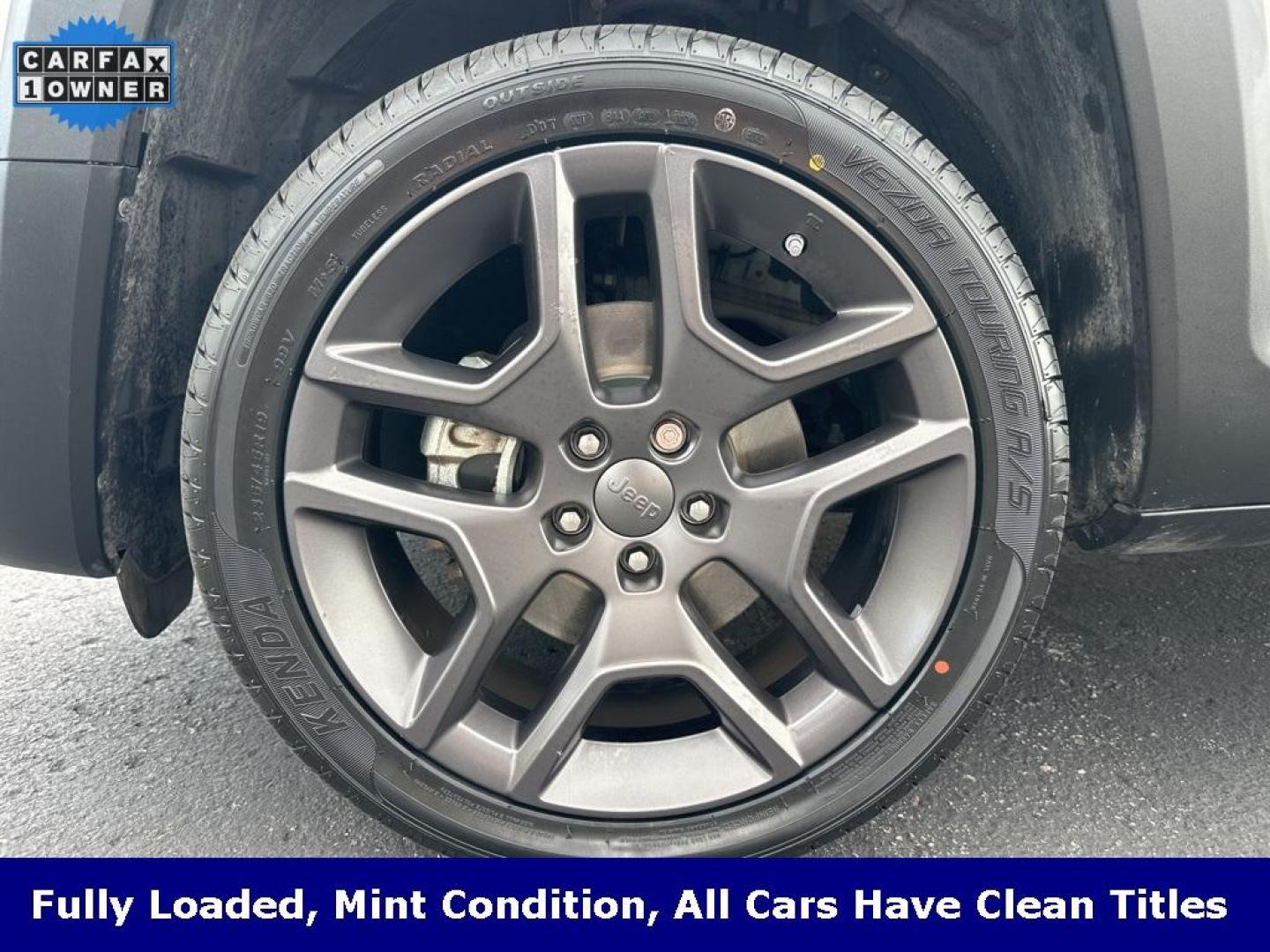 2020 Alpine White Clearcoat /Black Jeep Renegade Limited (ZACNJBB12LP) with an 1.3L I4 engine, Automatic transmission, located at 8595 Washington St., Thornton, CO, 80229, (303) 287-5511, 39.852348, -104.978447 - 2020 Jeep Renegade Limited and fully loaded!! Heated leather seats, panoramic sun roof, blindspot monitoring, Apple/Android Carplay, backup camera and much more. Fully serviced including new tires. Ultimate Colorado car and ready for winter. <br><br>All Cars Have Clean Titles And Are Serviced Before - Photo#30