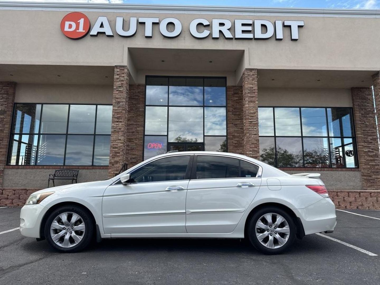 2008 White Honda Accord EX-L (1HGCP36828A) with an 3.5L V6 SOHC i-VTEC 24V engine, Automatic transmission, located at 8595 Washington St., Thornton, CO, 80229, (303) 287-5511, 39.852348, -104.978447 - 2008 Honda Accord<br><br>D1 Auto NEVER charges dealer fees! All cars have clean titles and have been inspected for mechanical issues. We have financing for everyone. Good credit, bad credit, first time buyers.<br>Odometer is 37661 miles below market average!<br>Please call Lakewood Location 303-274- - Photo#0