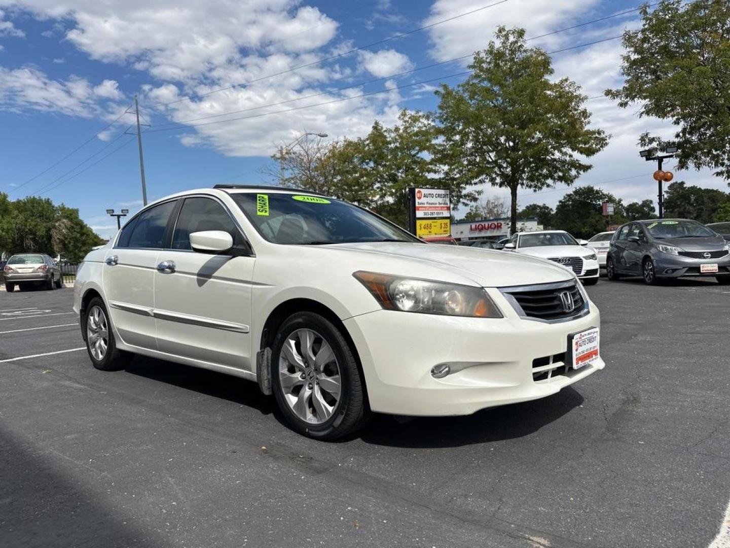 2008 White Honda Accord EX-L (1HGCP36828A) with an 3.5L V6 SOHC i-VTEC 24V engine, Automatic transmission, located at 8595 Washington St., Thornton, CO, 80229, (303) 287-5511, 39.852348, -104.978447 - 2008 Honda Accord<br><br>D1 Auto NEVER charges dealer fees! All cars have clean titles and have been inspected for mechanical issues. We have financing for everyone. Good credit, bad credit, first time buyers.<br>Odometer is 37661 miles below market average!<br>Please call Lakewood Location 303-274- - Photo#3