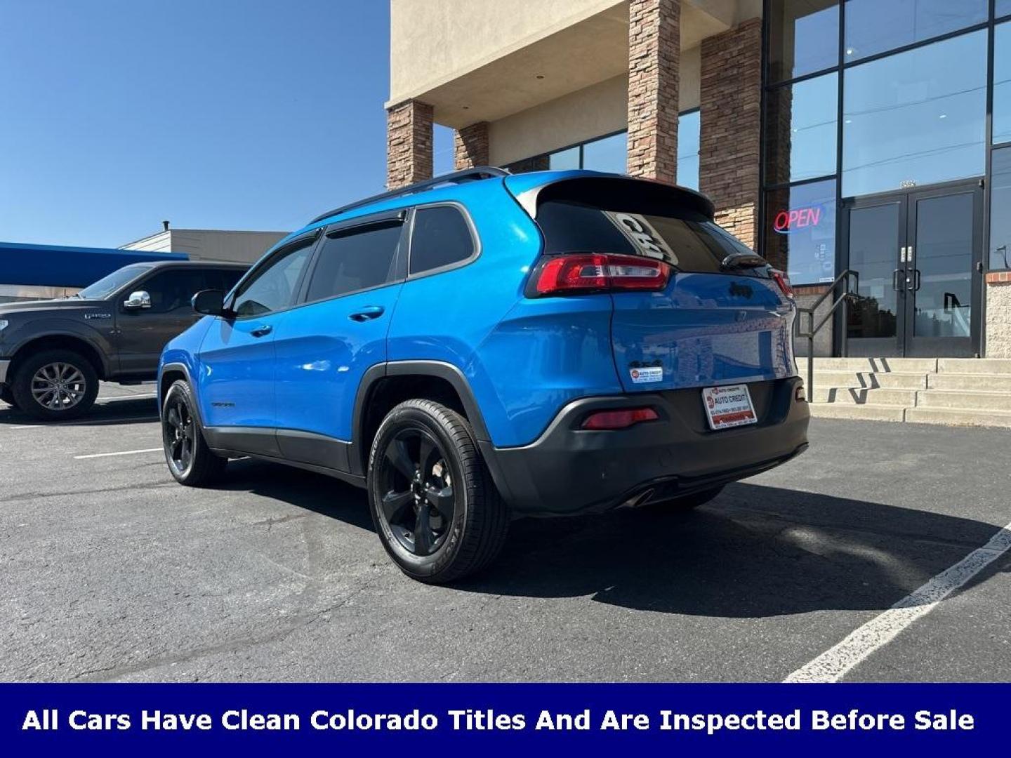 2018 Hydro Blue Pearlcoat /Black Jeep Cherokee Latitude (1C4PJMCB9JD) with an 2.4L I4 engine, Automatic transmission, located at 8595 Washington St., Thornton, CO, 80229, (303) 287-5511, 39.852348, -104.978447 - 2018 Jeep Cherokee 4x4 in great condition. Fully serviced and ready for Colorado winter.<br><br>All Cars Have Clean Titles And Are Serviced Before Sale., New Tires, Backup Camera, No Pet Odor Or Hair, Cherokee Latitude, 4WD.<br><br>D1 Auto NEVER charges dealer fees! All cars have clean titles and ha - Photo#7