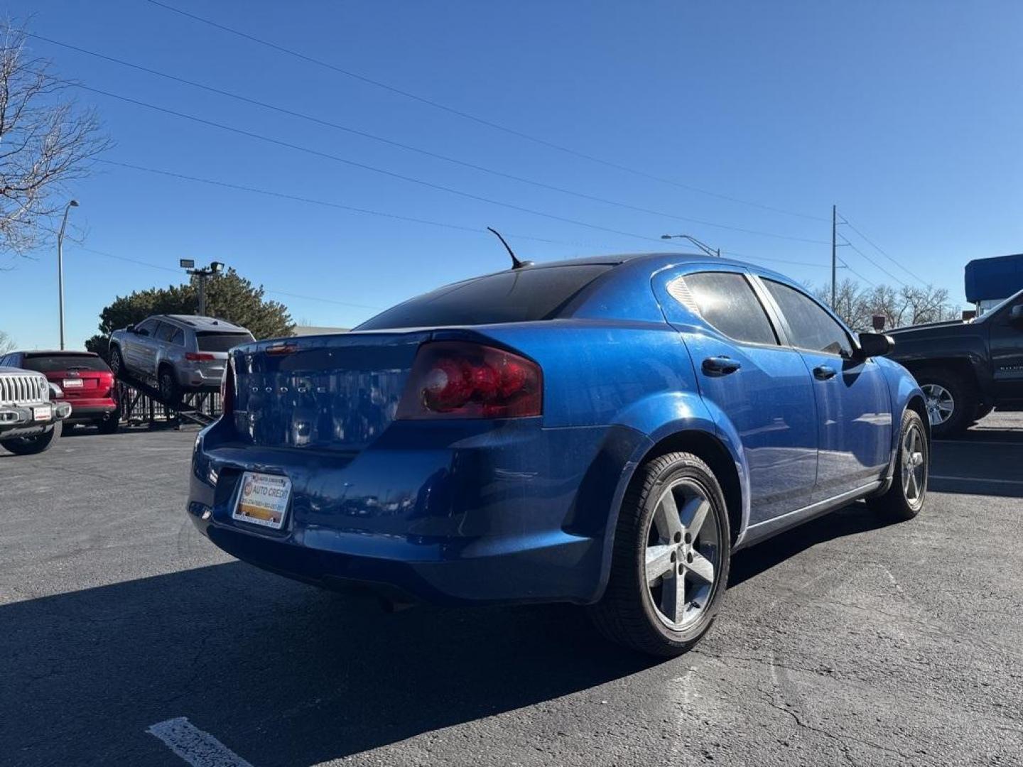 2014 Blue Streak Pearlcoat /Black Dodge Avenger SE (1C3CDZAB9EN) with an 2.4L I4 PZEV 16V Dual VVT engine, Automatic transmission, located at 10890 W. Colfax Ave., Lakewood, CO, 80215, (303) 274-7692, 39.739914, -105.120132 - 2014 Dodge Avenger FWD<br><br>D1 Auto NEVER charges dealer fees! All cars have clean titles and have been inspected for mechanical issues. We have financing for everyone. Good credit, bad credit, first time buyers.<br><br>Please call Lakewood Location 303-274-7692 or Thornton 303-287-5511 to schedul - Photo#4